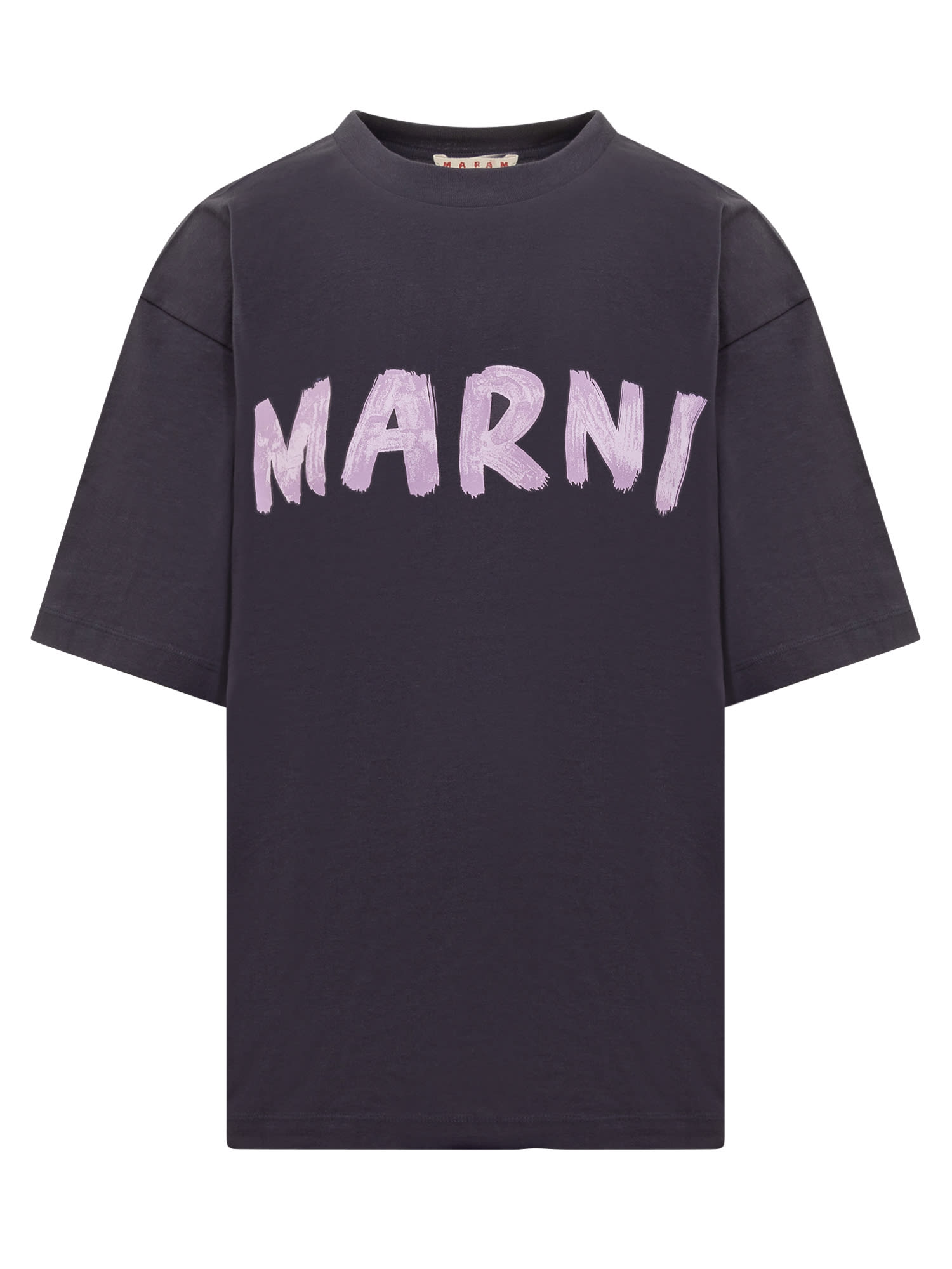 Marni T-shirt In Blu Black