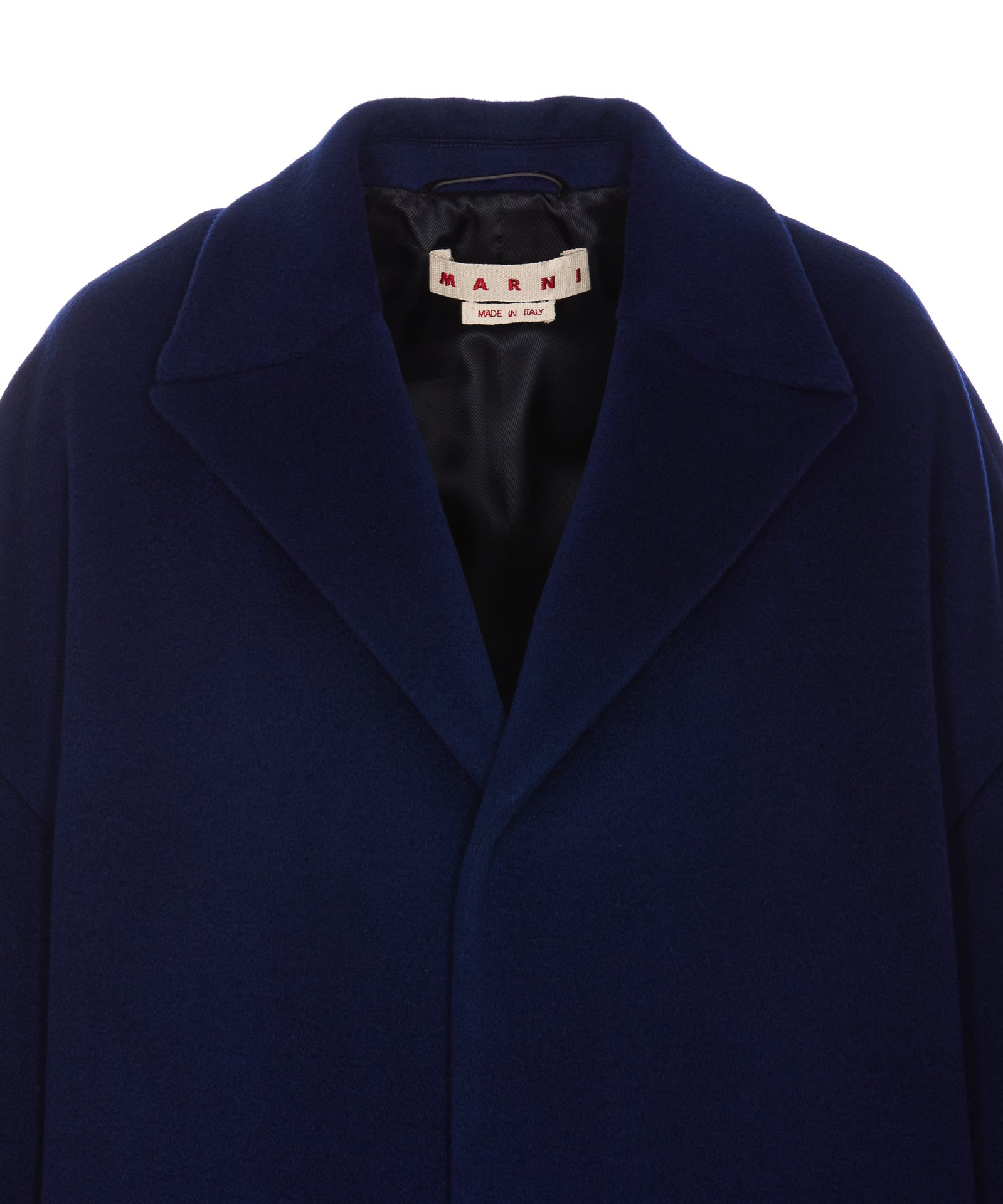 Shop Marni Coat In Blue