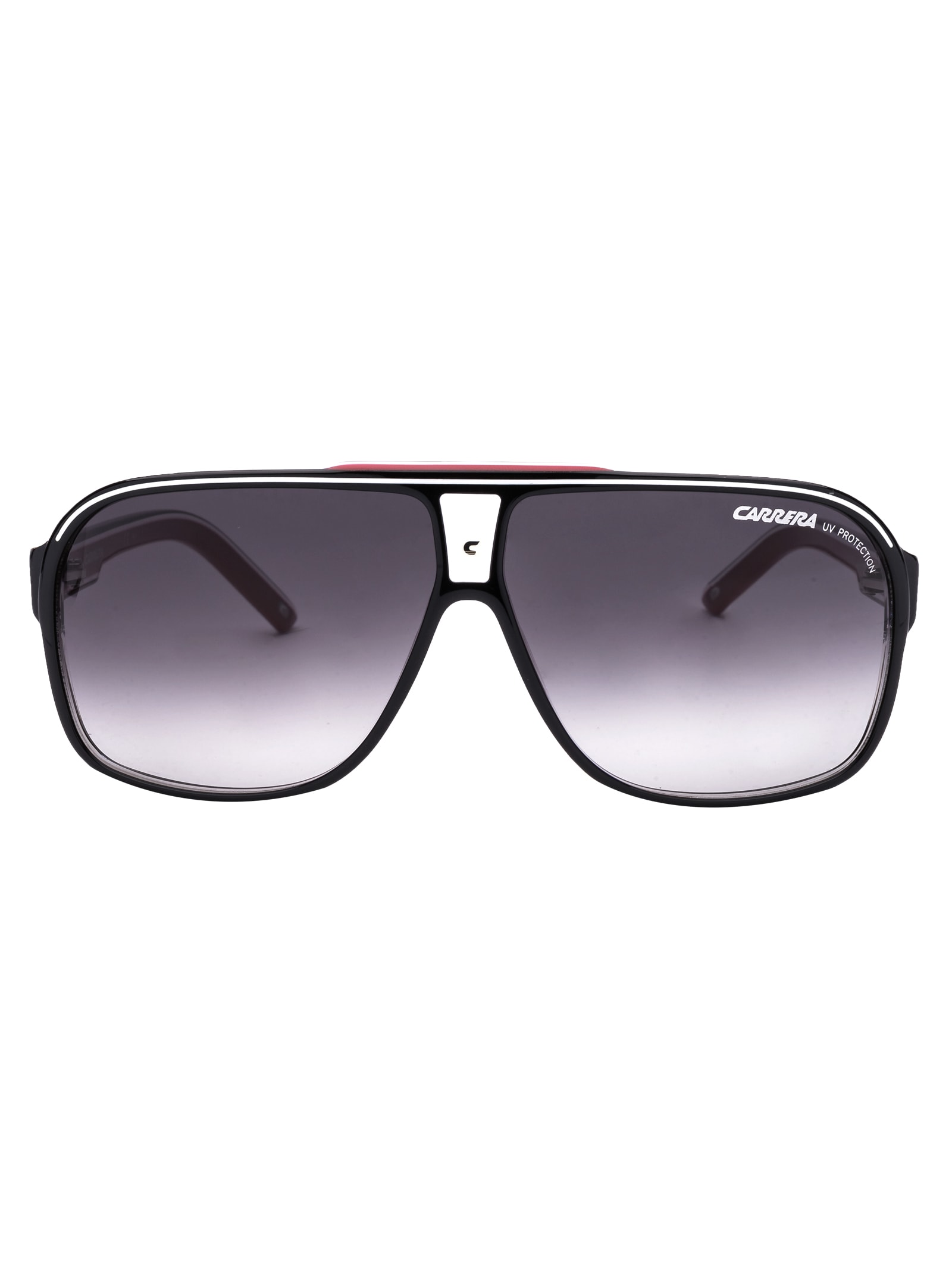 Carrera Blackcrystal Blackcrystalwhite Acetate Sunglasses In Gray