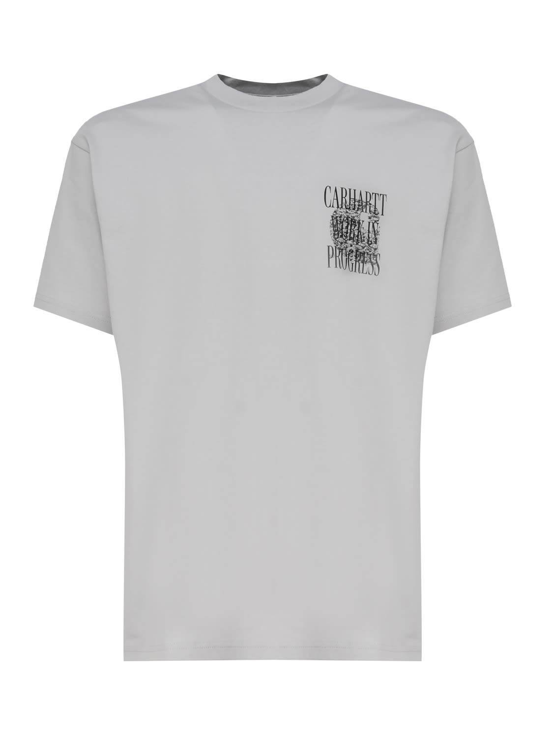 Shop Carhartt T-shirt With Print In Grey
