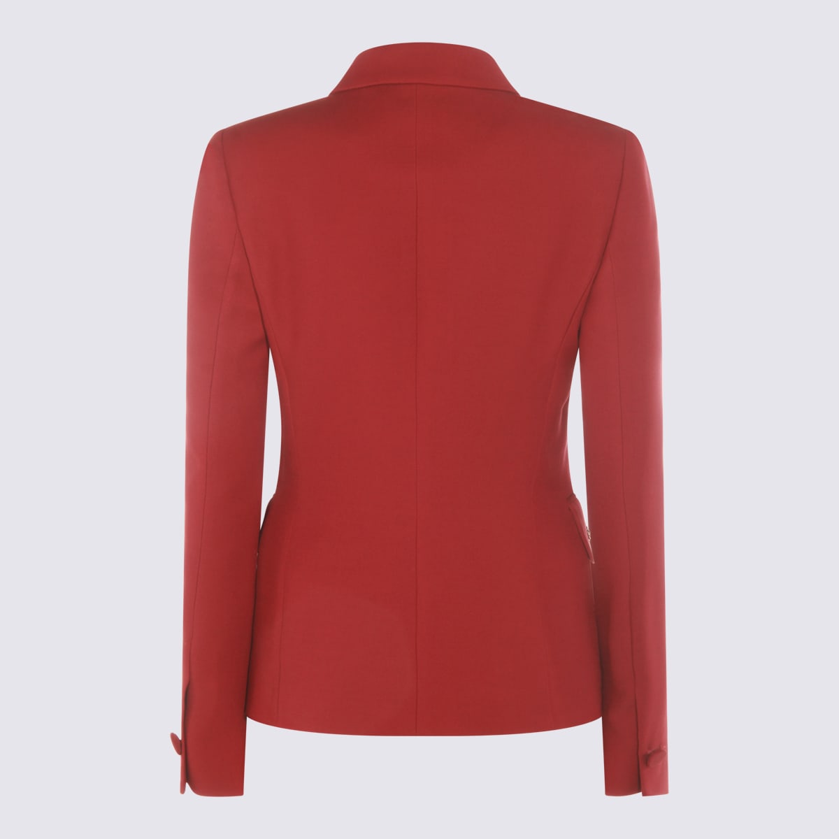 Gucci Red Silk Blazer In Red