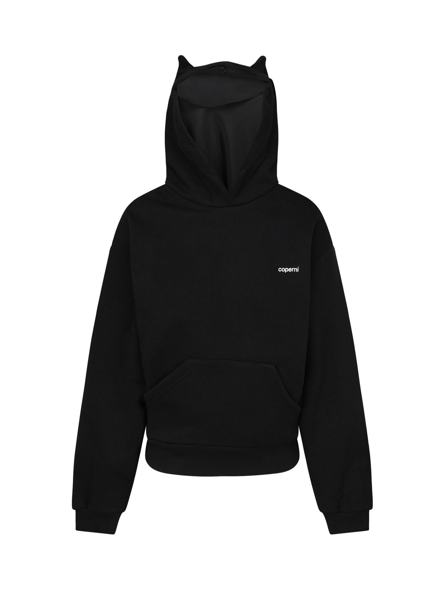 Coperni Horn Hoodie In Black