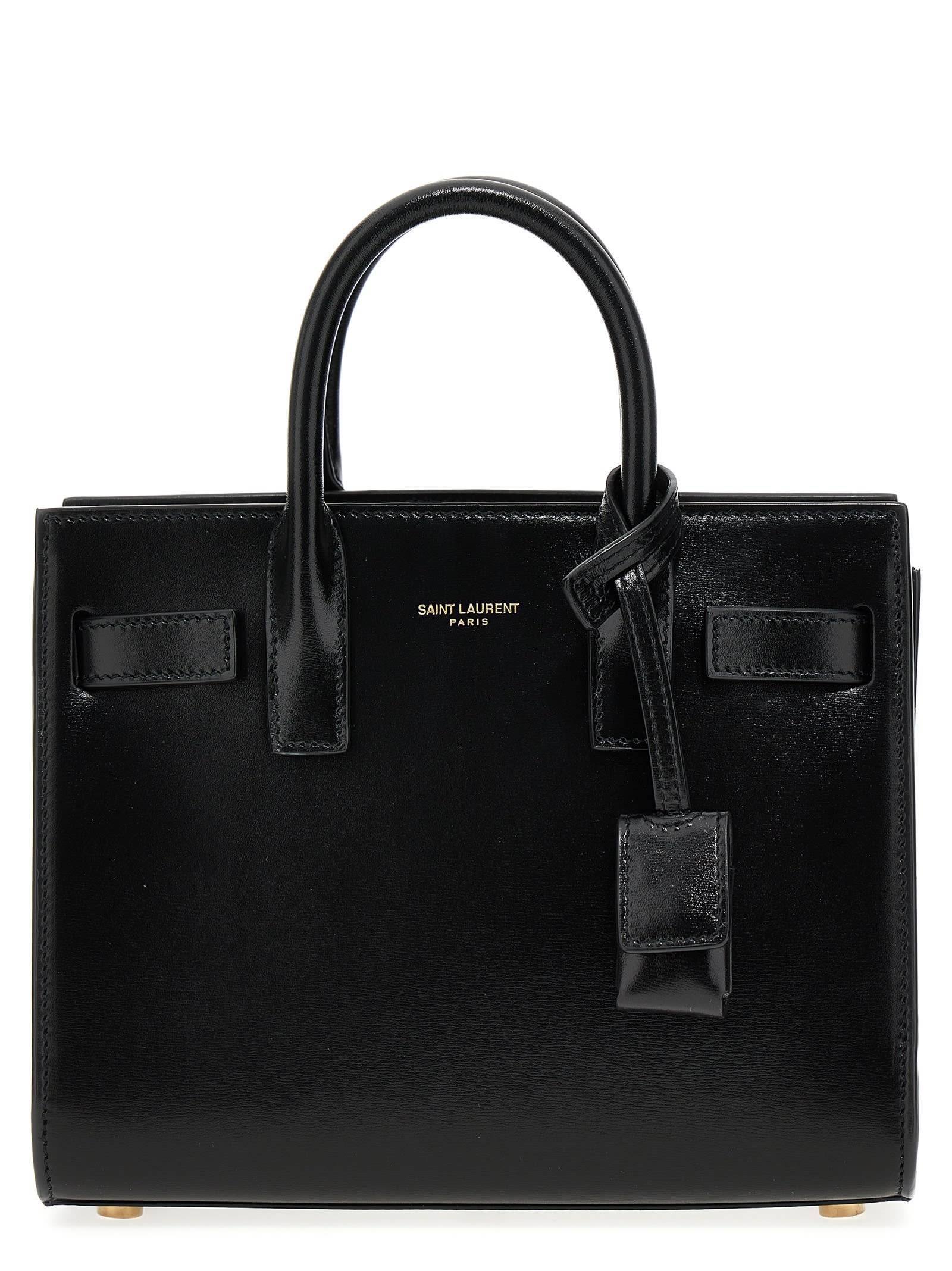 Saint Laurent Sac De Jour Nano Handbag In Black
