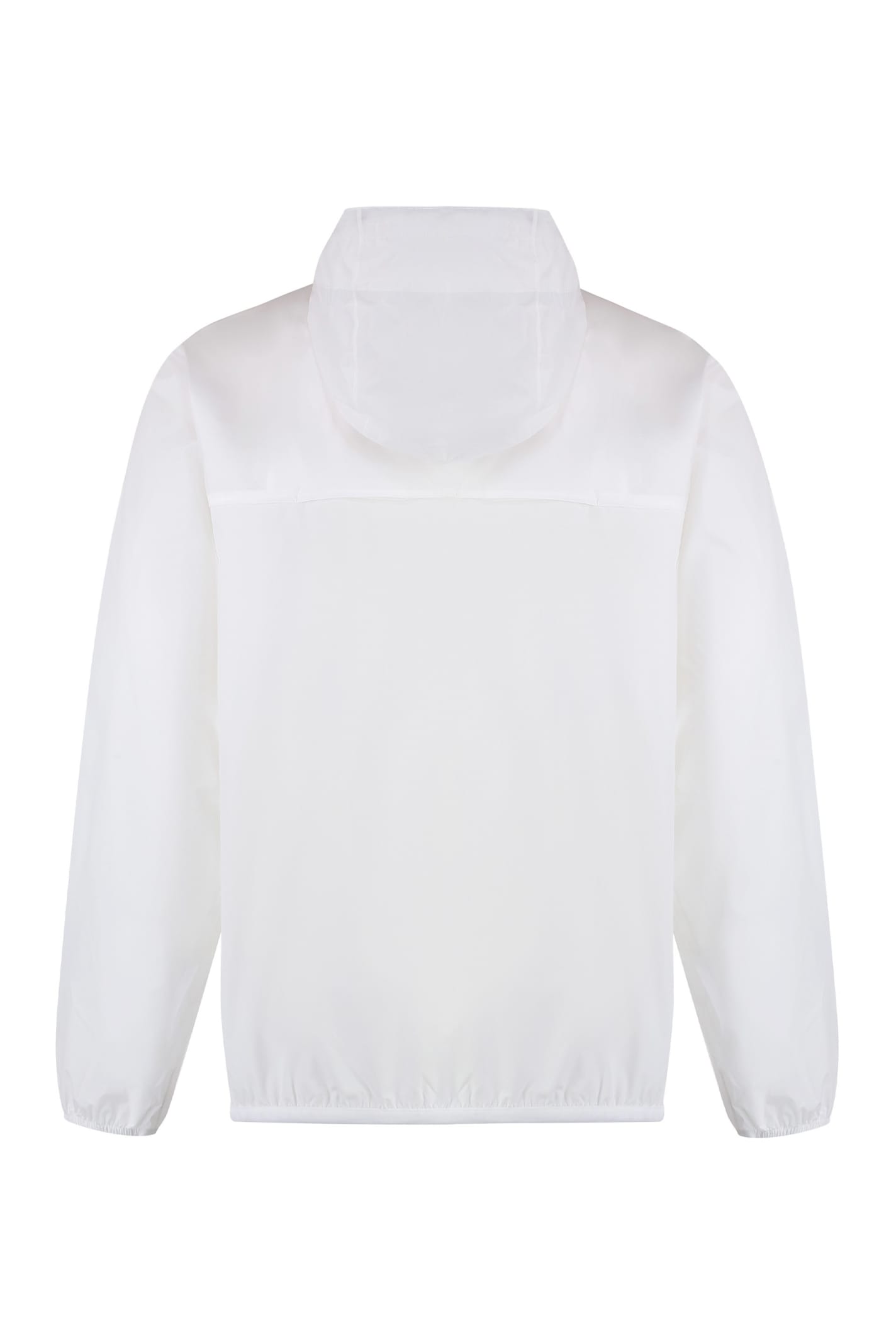 K-way The True 3.0 Claude Hooded Nylon Jacket In White