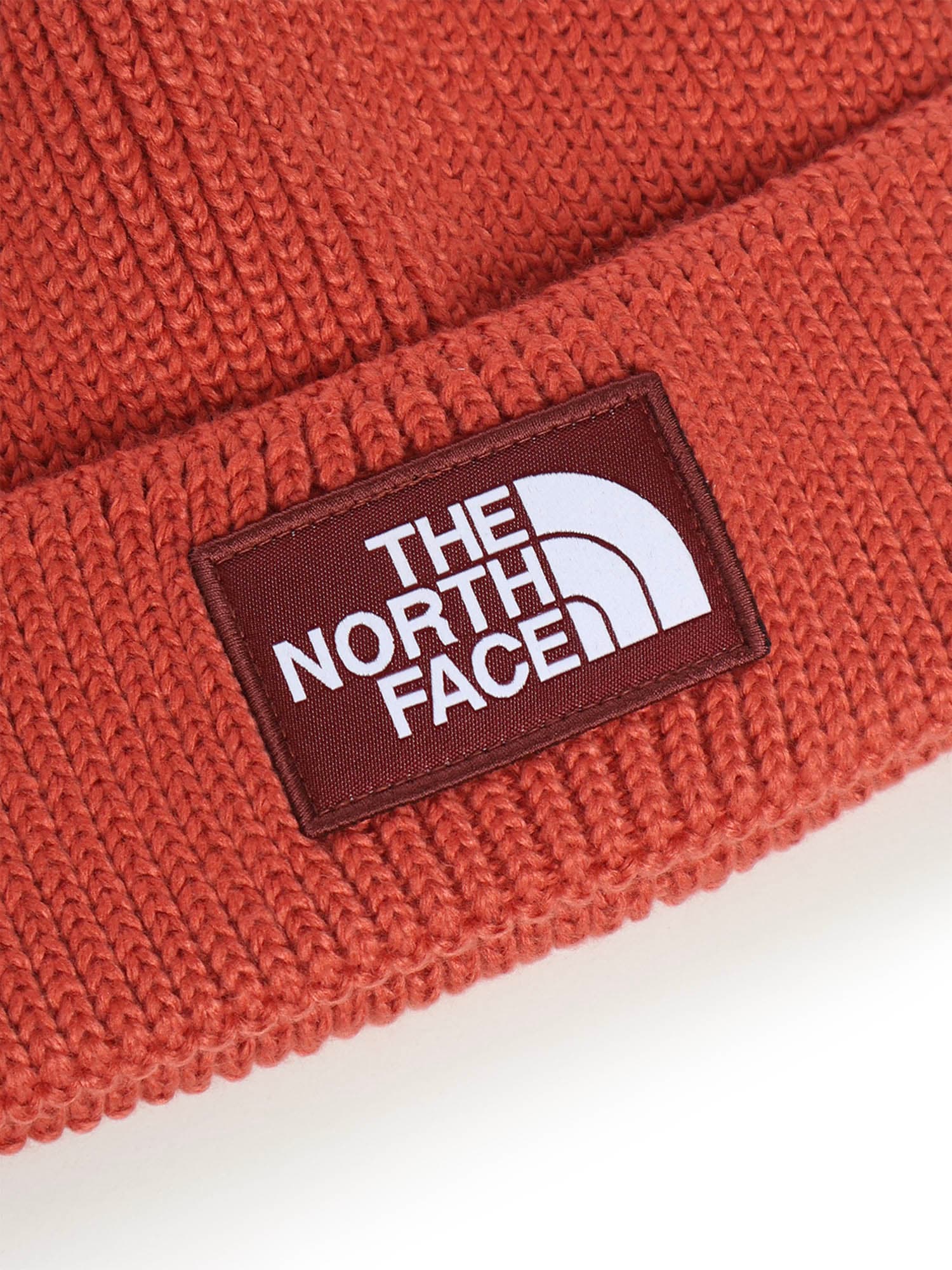 The North Face Logo Cap In Orange