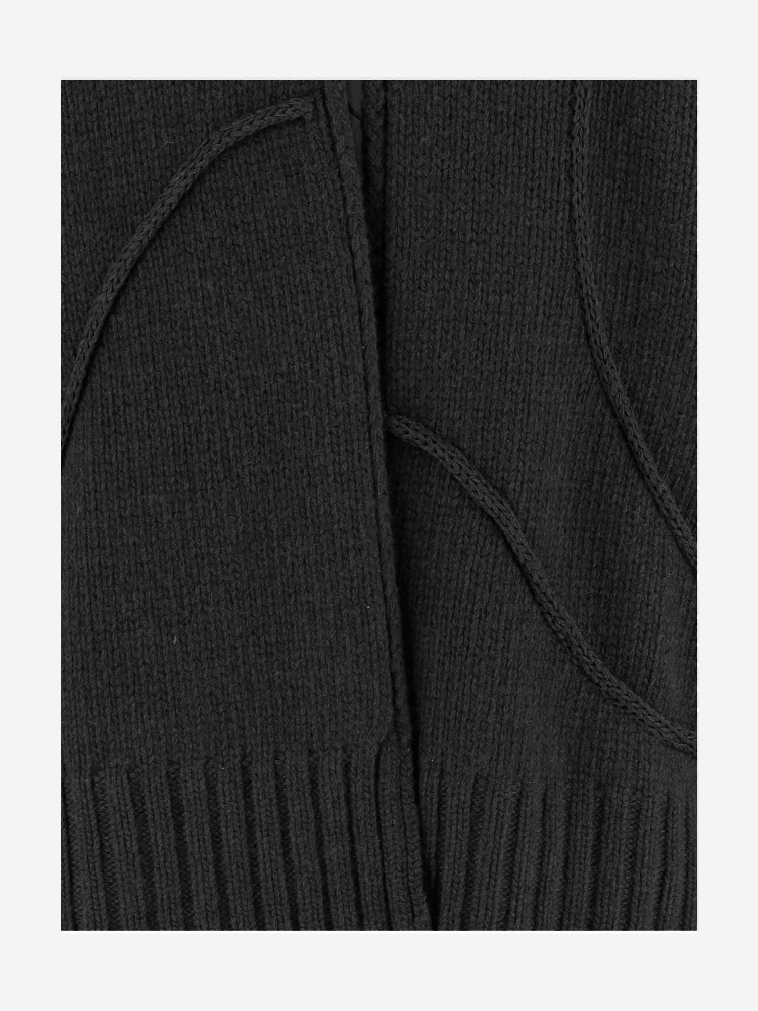 Bruno Manetti Wool Blend Jacket In Black