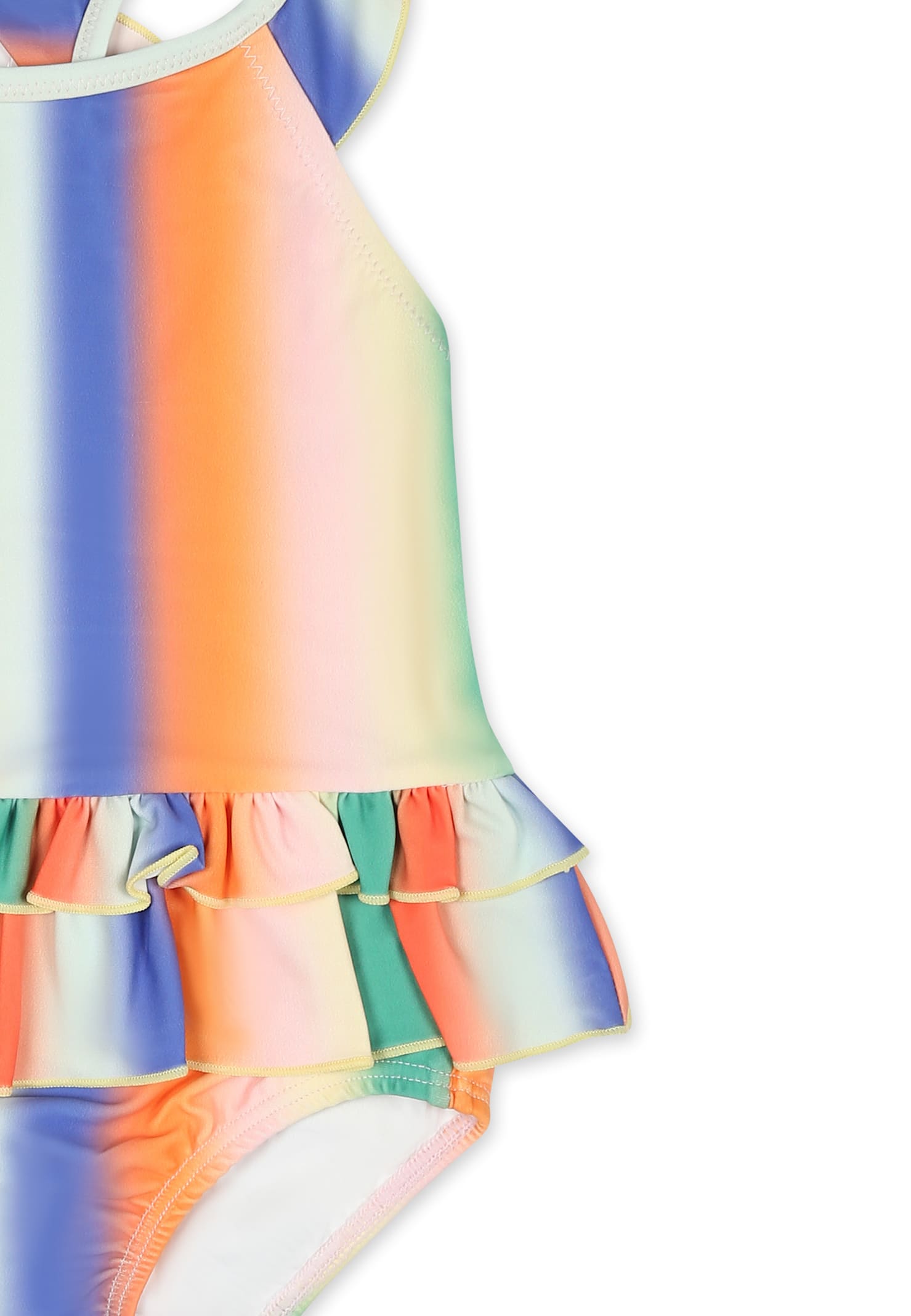 Molo Multicolor Swimsuit For Baby Girl In Multicolor