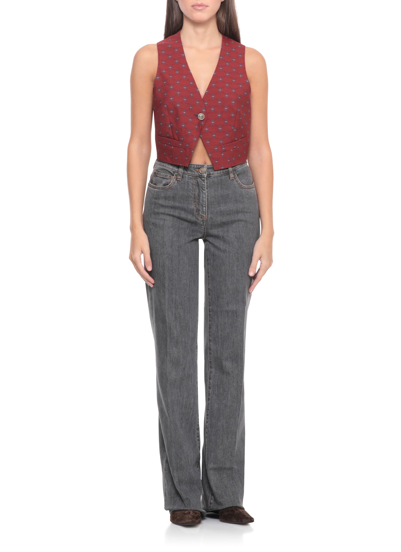 Etro Sweaters In Red