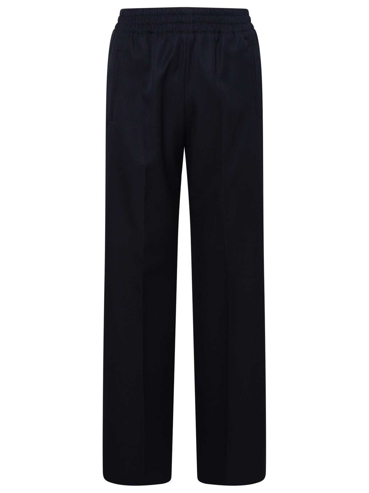 Navy Wool Blend Pants