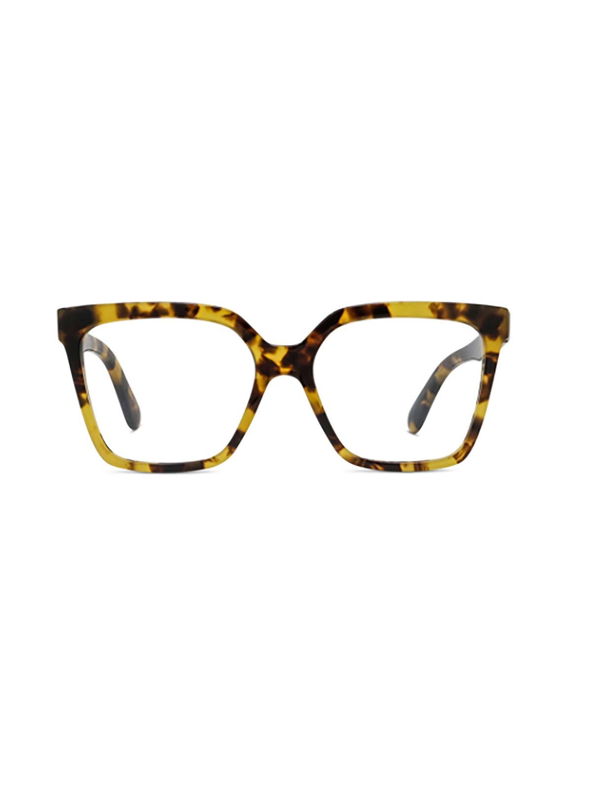 Shop Stella Mccartney Rectangle Frame Glasses In 053