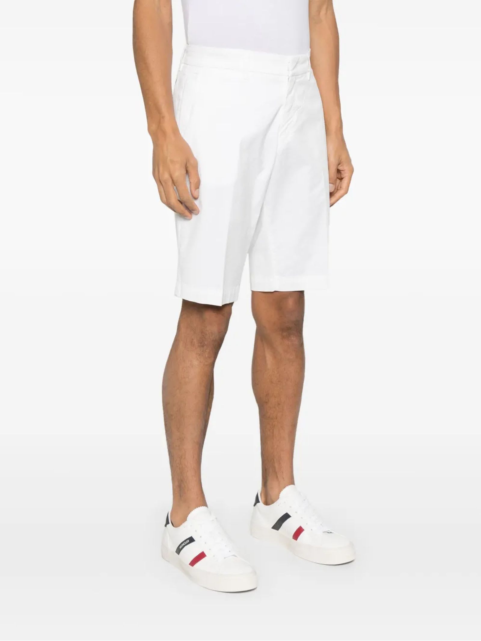 Fay Twill Chino Sorts In White