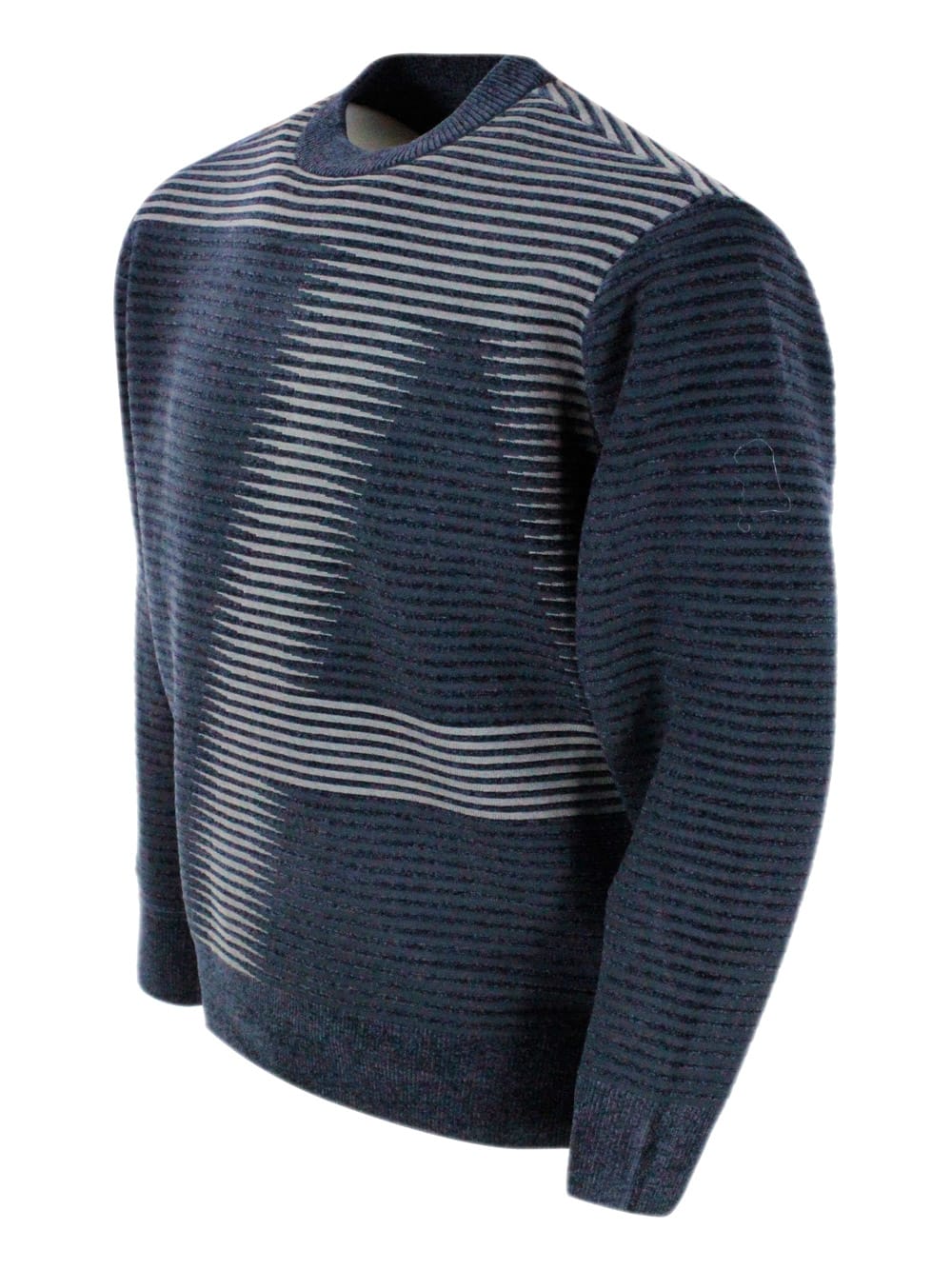 Shop Armani Exchange Sweater In Blue