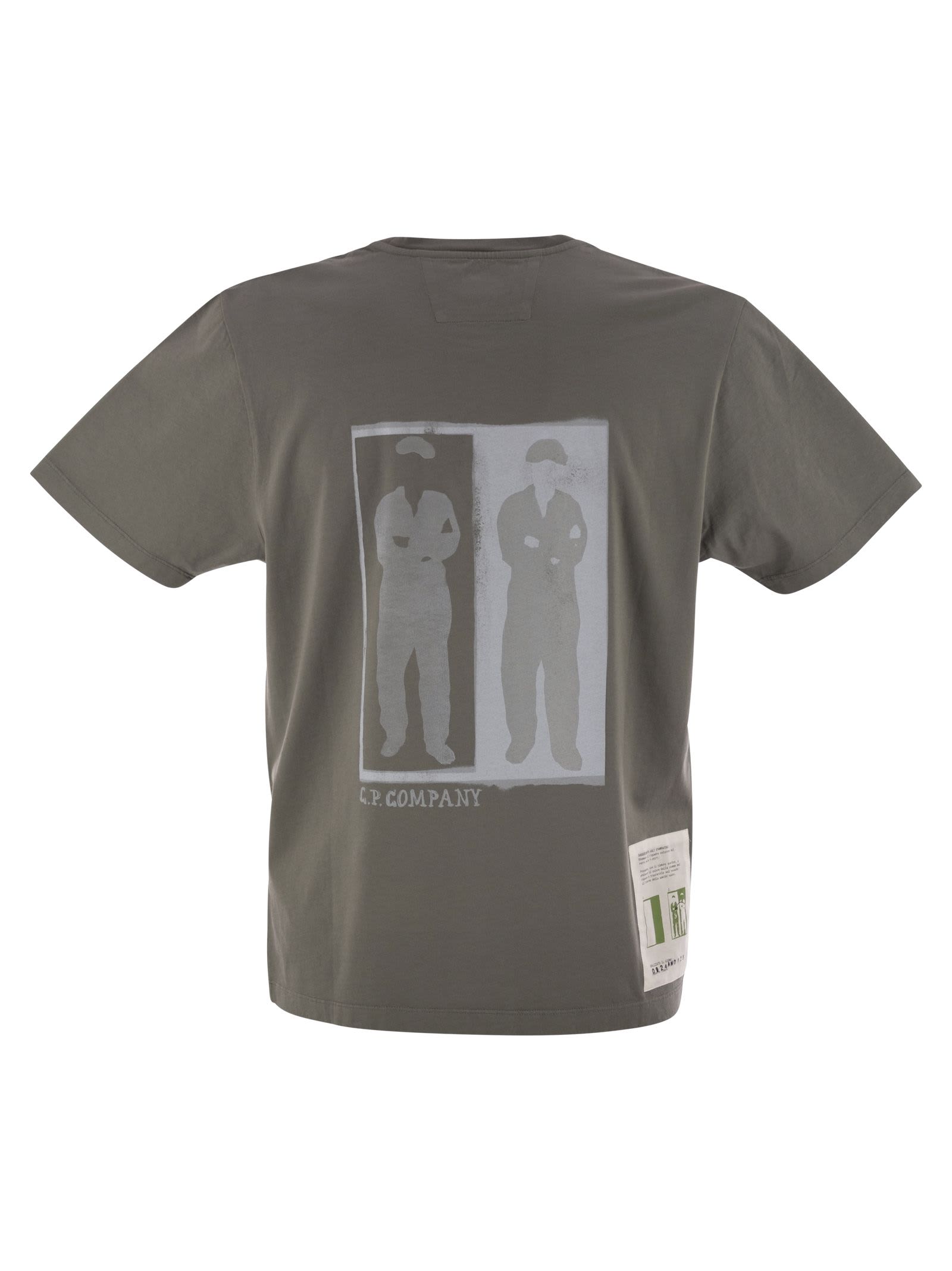 C.p. Company C.p.company Cotton T-shirt With Print