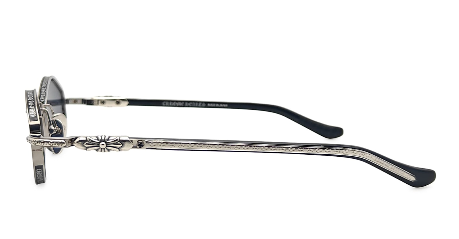 Chrome Hearts Nip Slip - Brushed Alloy / Black Sunglasses In Metallic