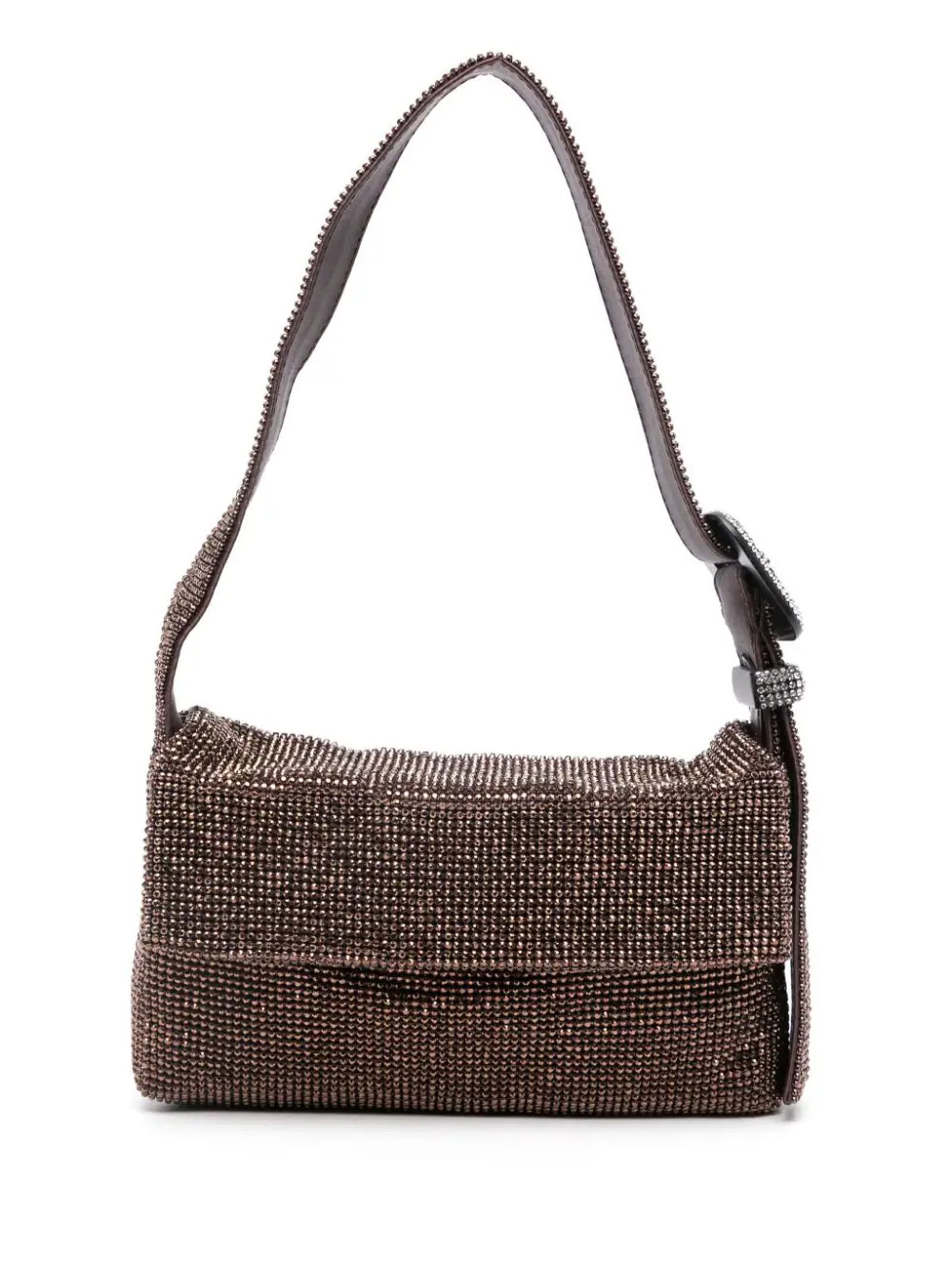 Shop Benedetta Bruzziches Vitty La Mignon Shoulder Bag In Brown