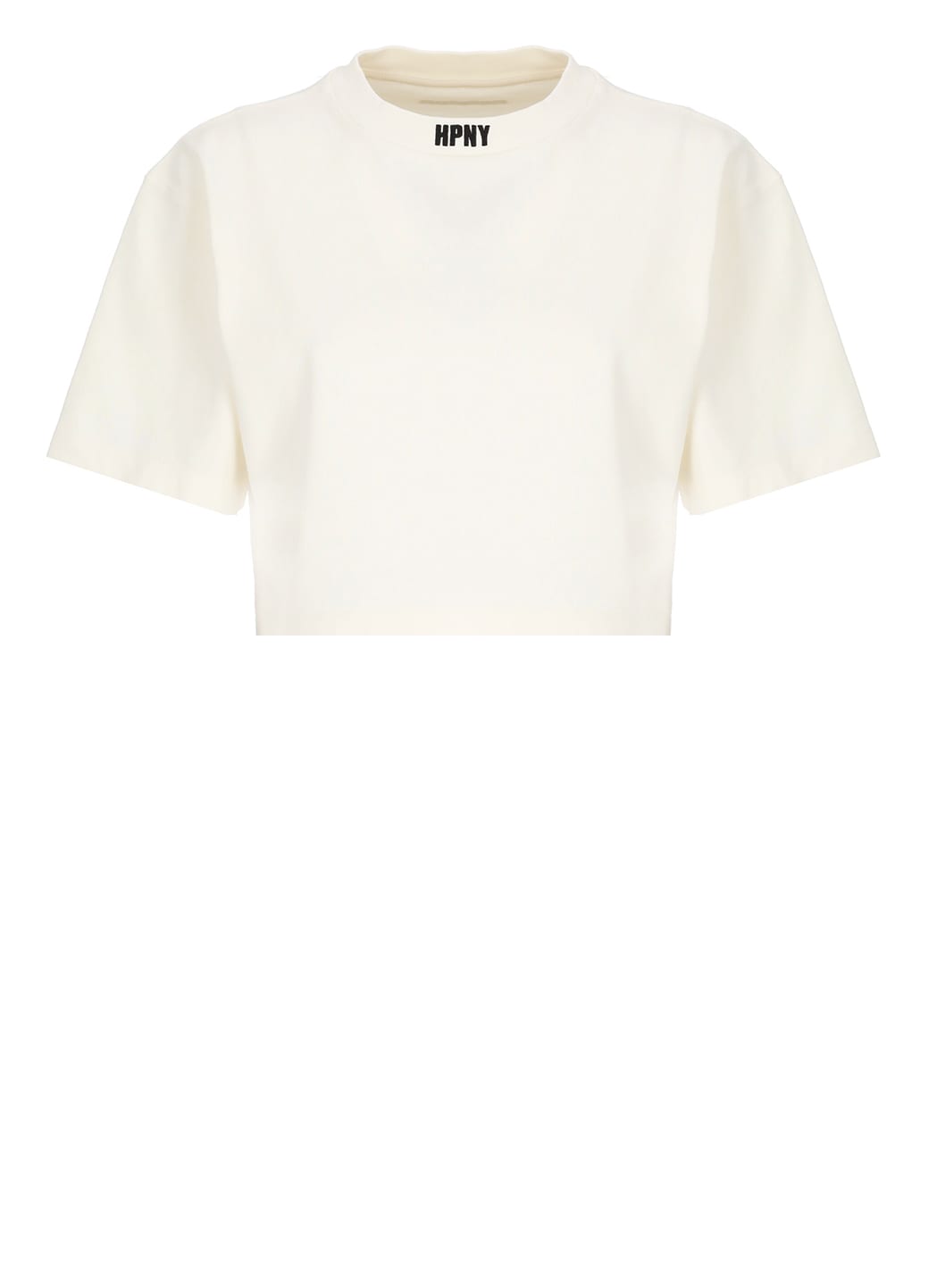 Hpny Embroidered Crop T-shirt