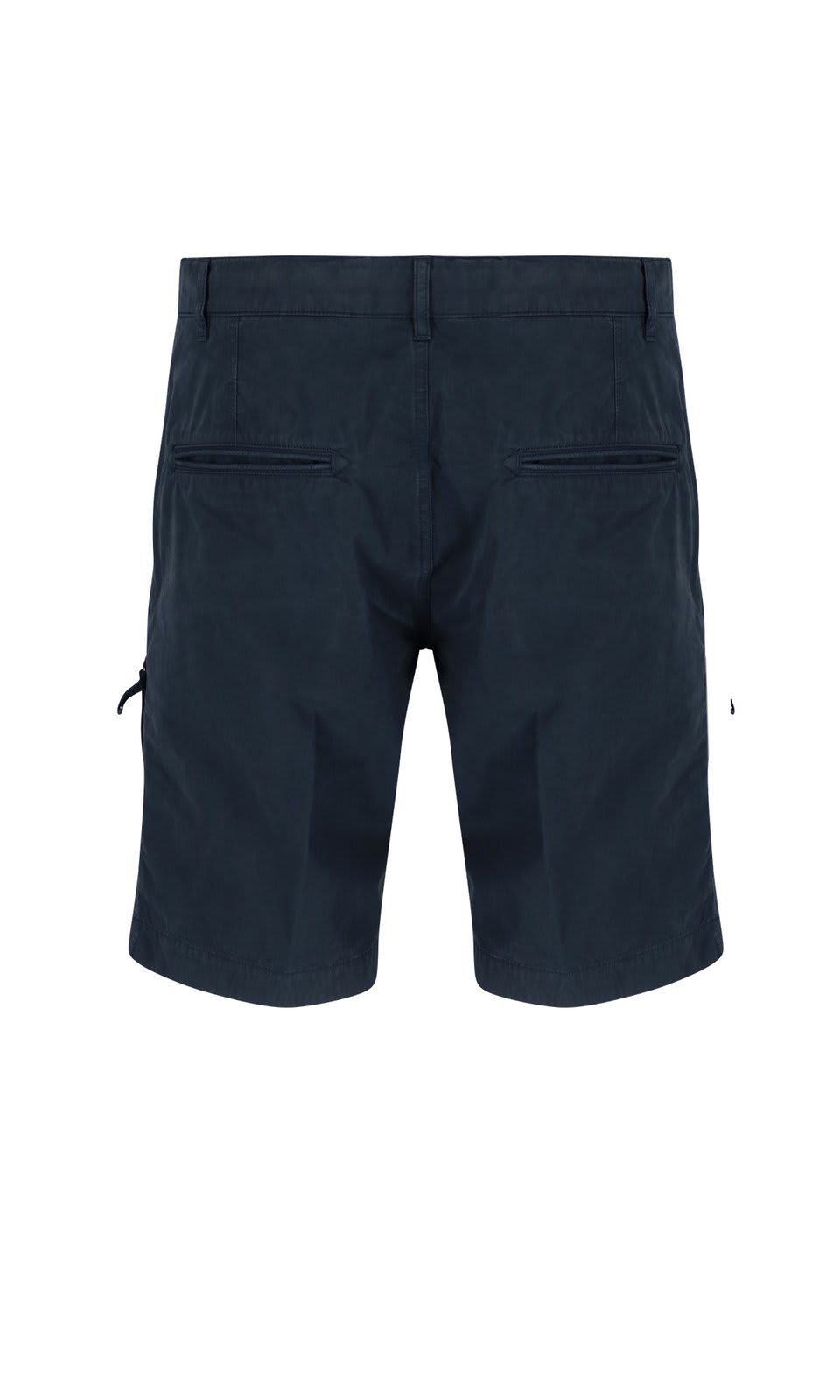 Shop Aspesi Knee High Shorts In Navy