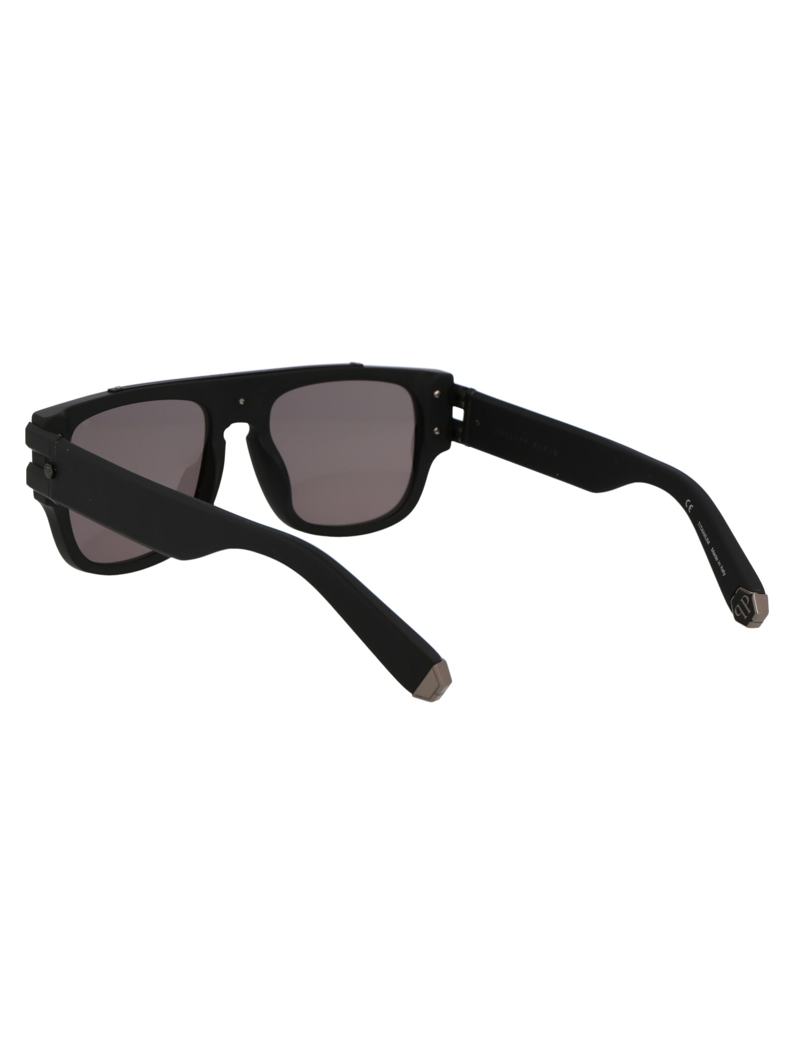 Shop Philipp Plein Spp011w Sunglasses In 703m Black