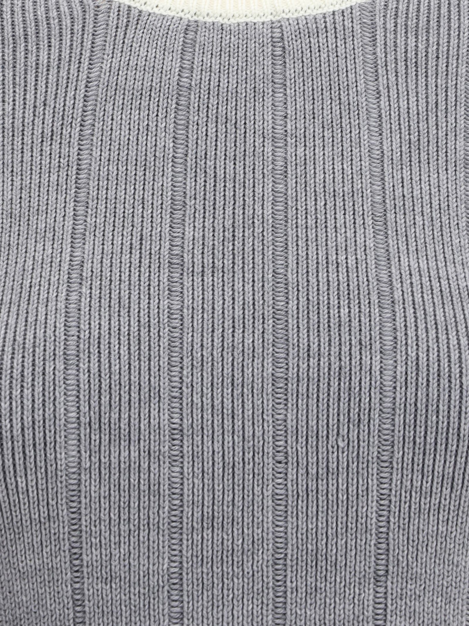 Thom Browne Virgin Wool Sweater In Gray