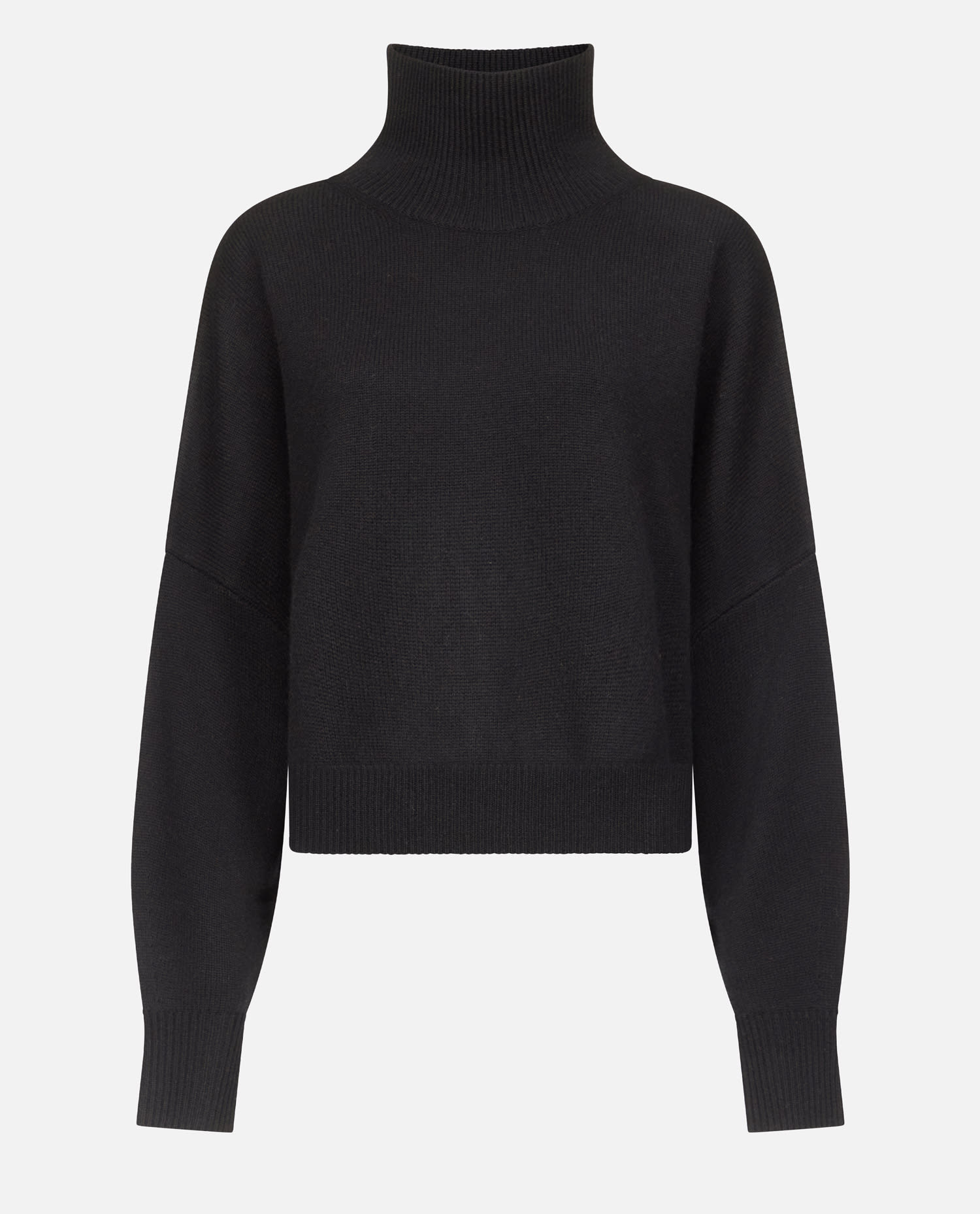 Loulou Studio Luke Stand Collar Sweater In Black