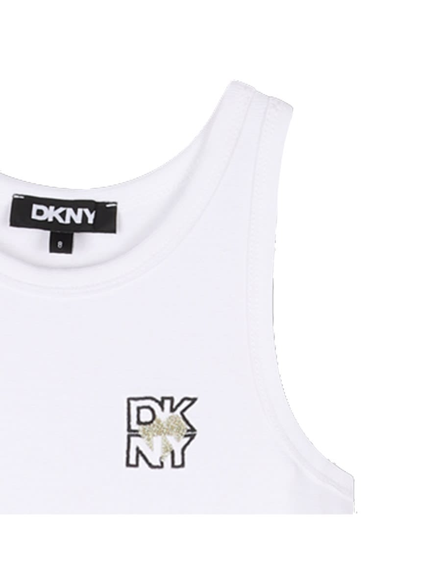 Dkny Logo-print Dress