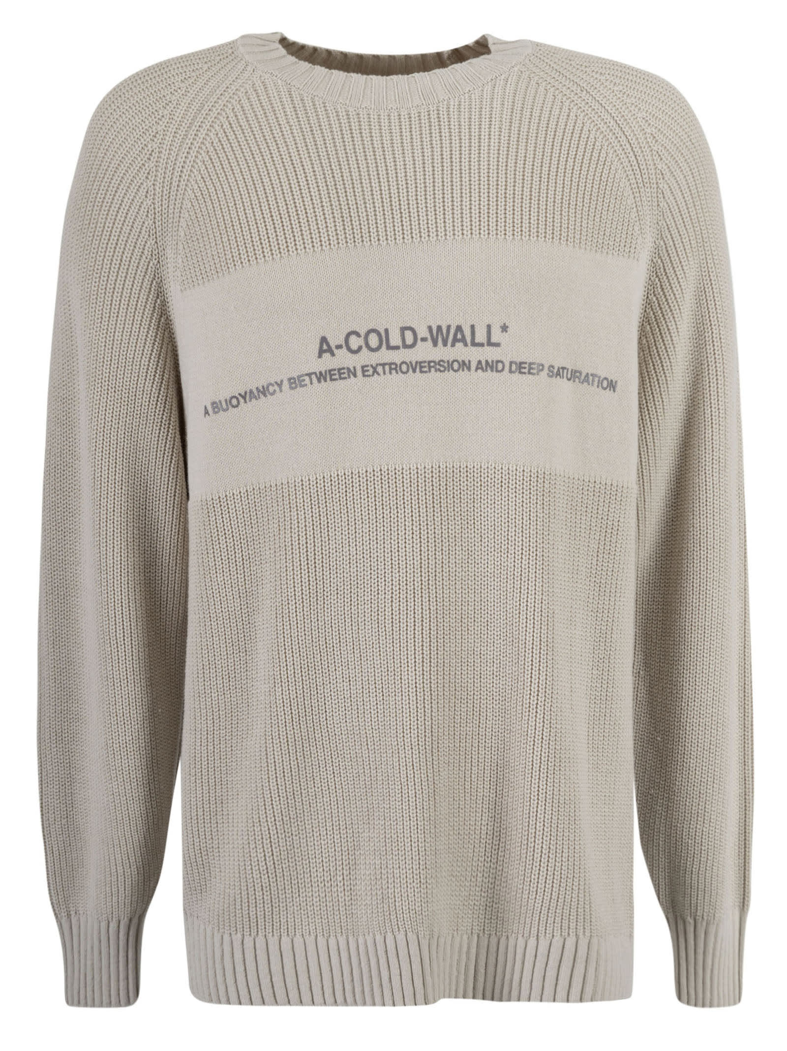 A-COLD-WALL Knitted Dialogue Knit Sweatshirt