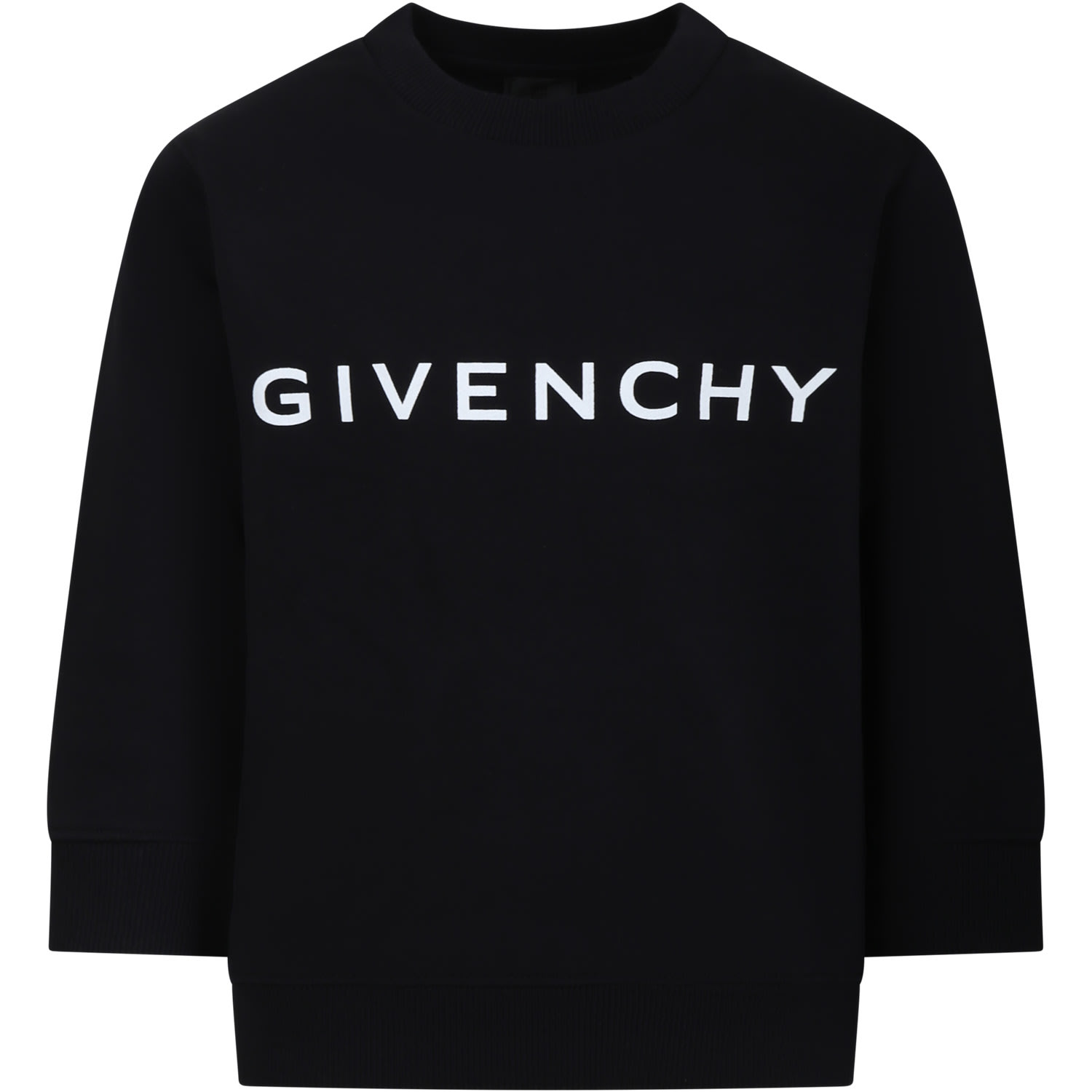 Givenchy Black Sweatshirt For Boy With Logo