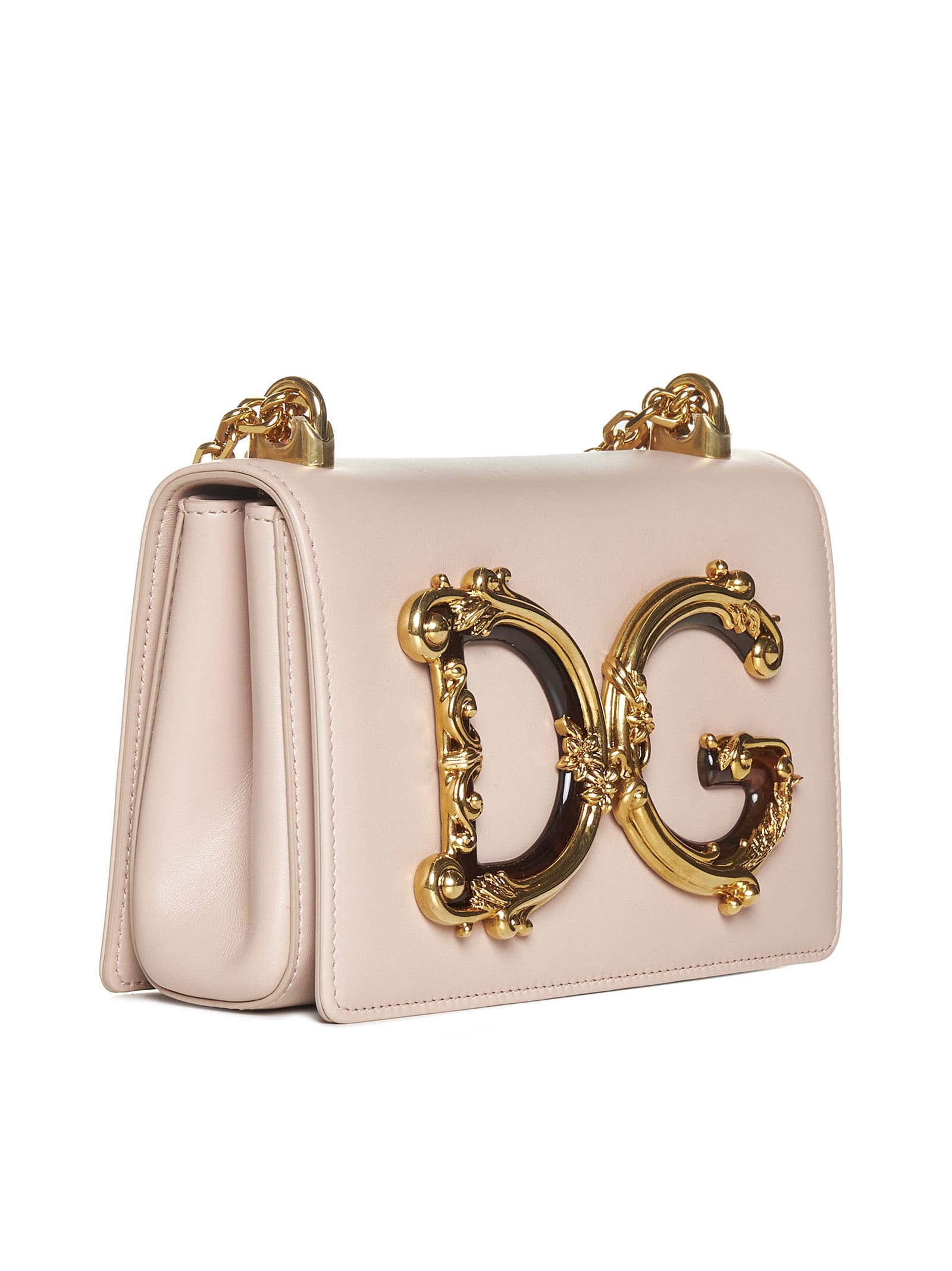 Dolce & Gabbana Dg Girls Crossbody Bag In Powder