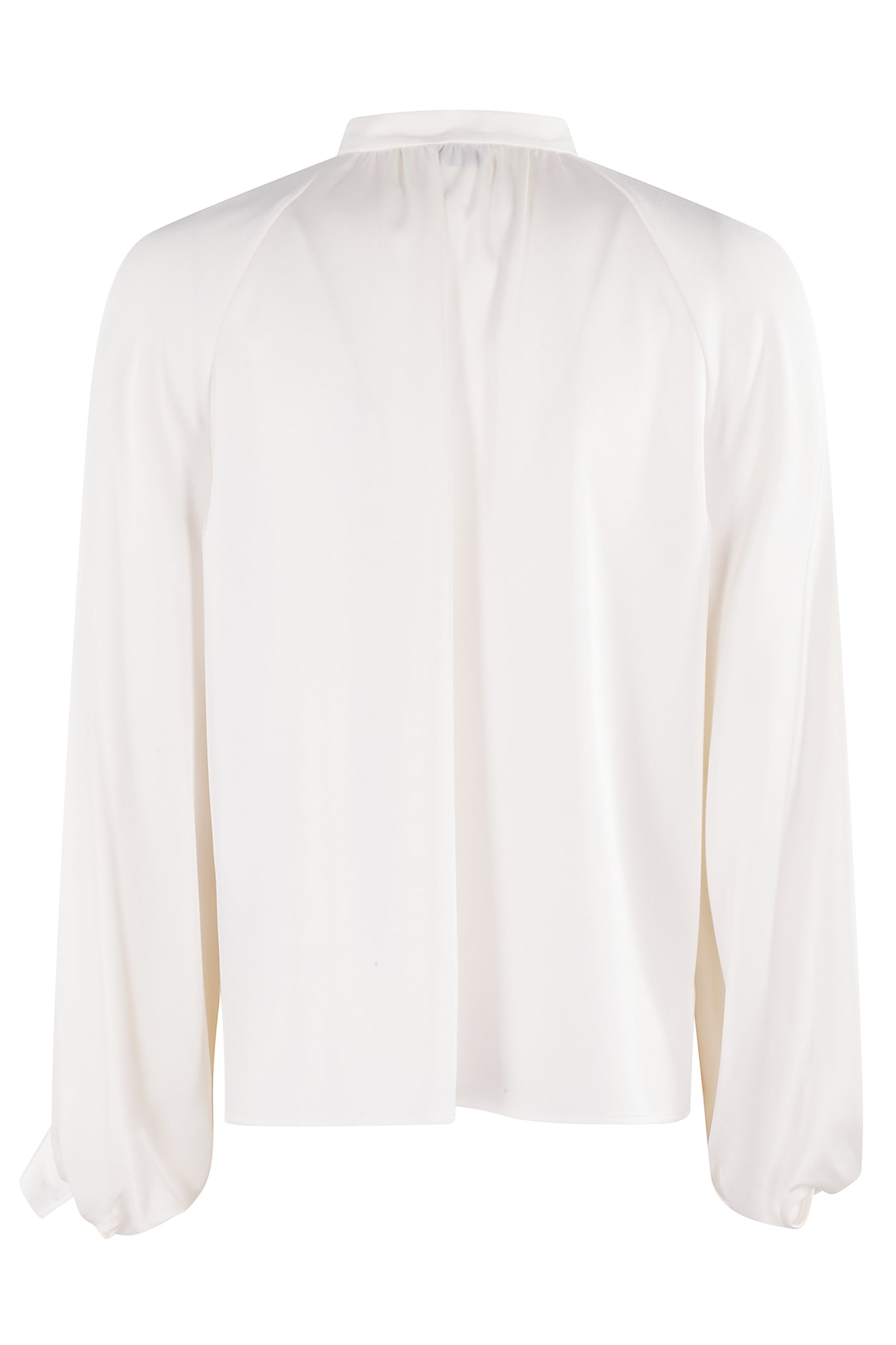 Shop Filippa K Stand Collar Blouse In Cream