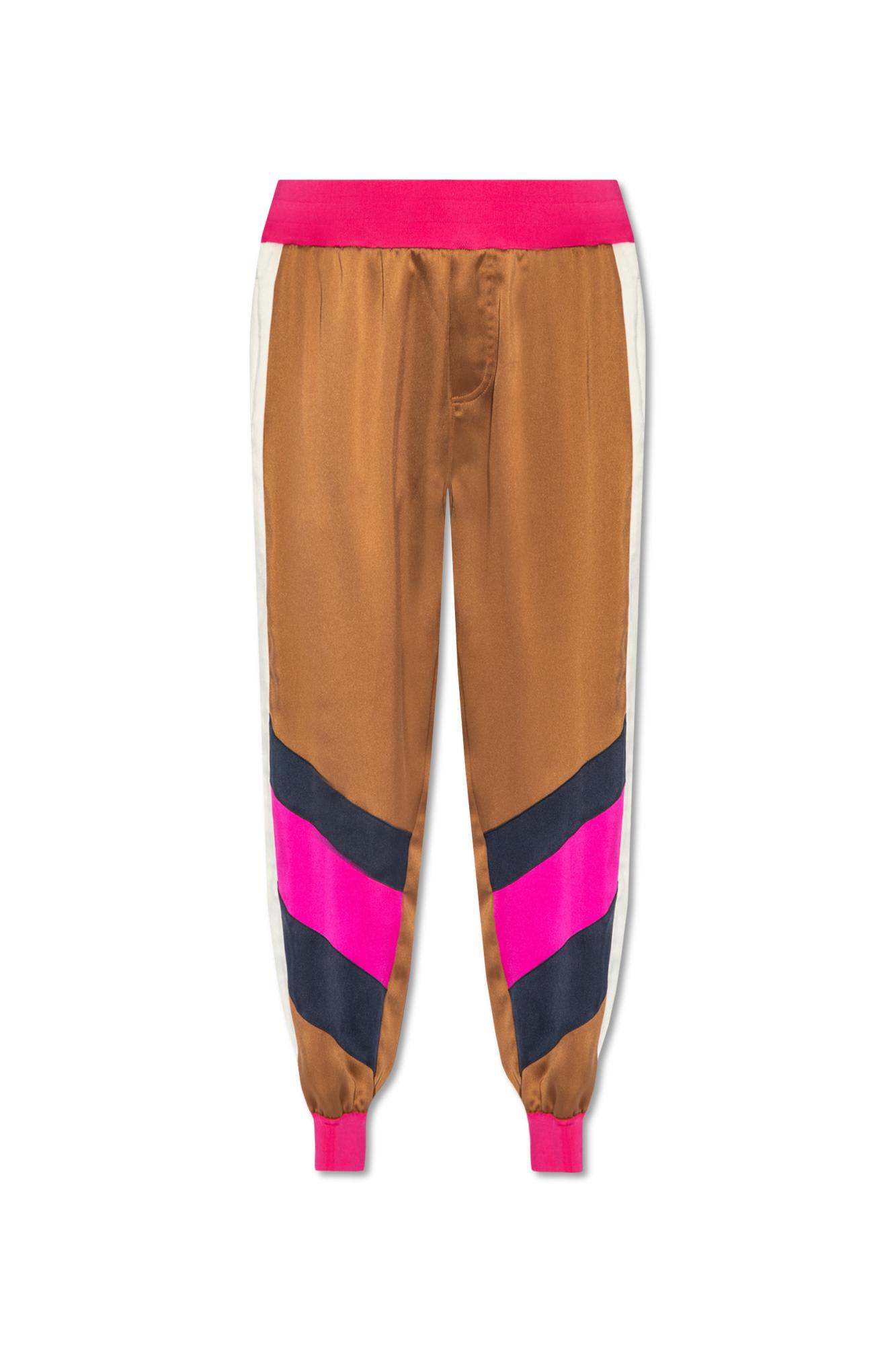 Shop Dsquared2 Sweatpants With Logo In Multicolour