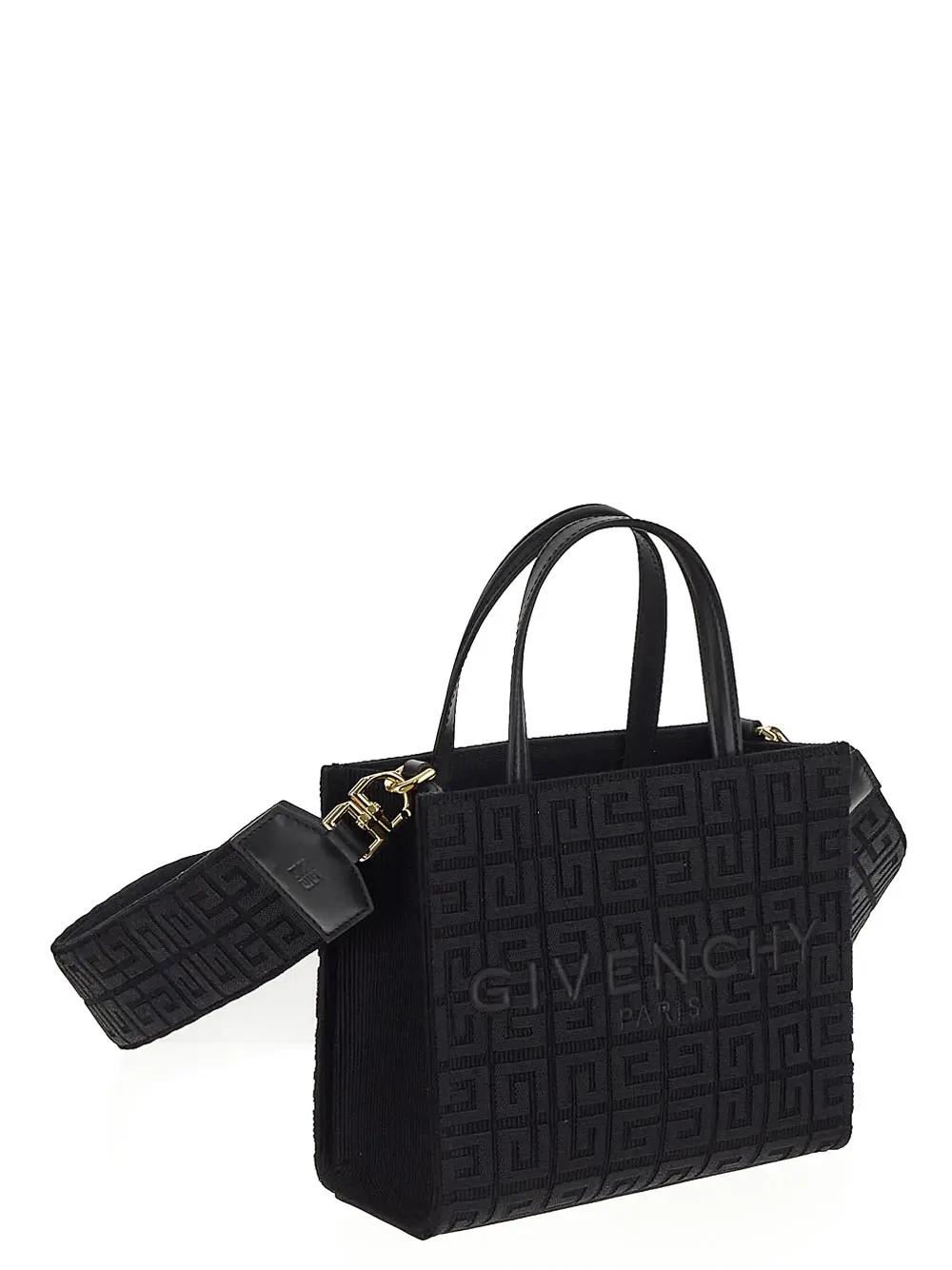 Shop Givenchy G-tote Mini Bag In Black