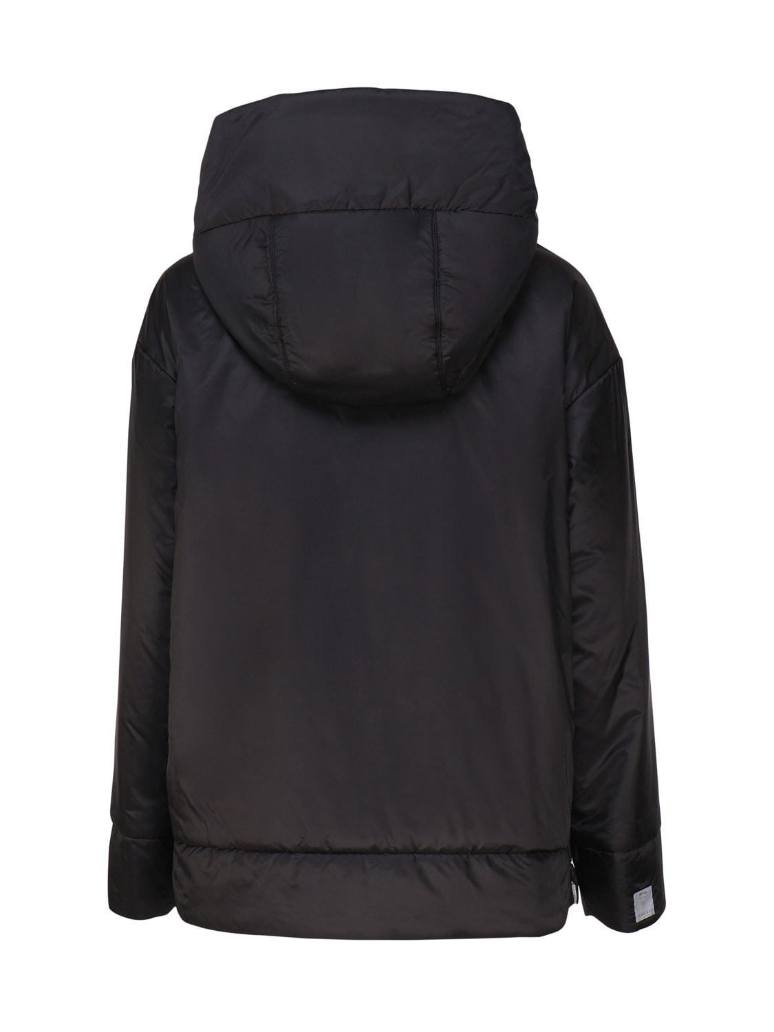 Shop Max Mara The Cube Reversible Jacket In Water-repellent Canvas In Black