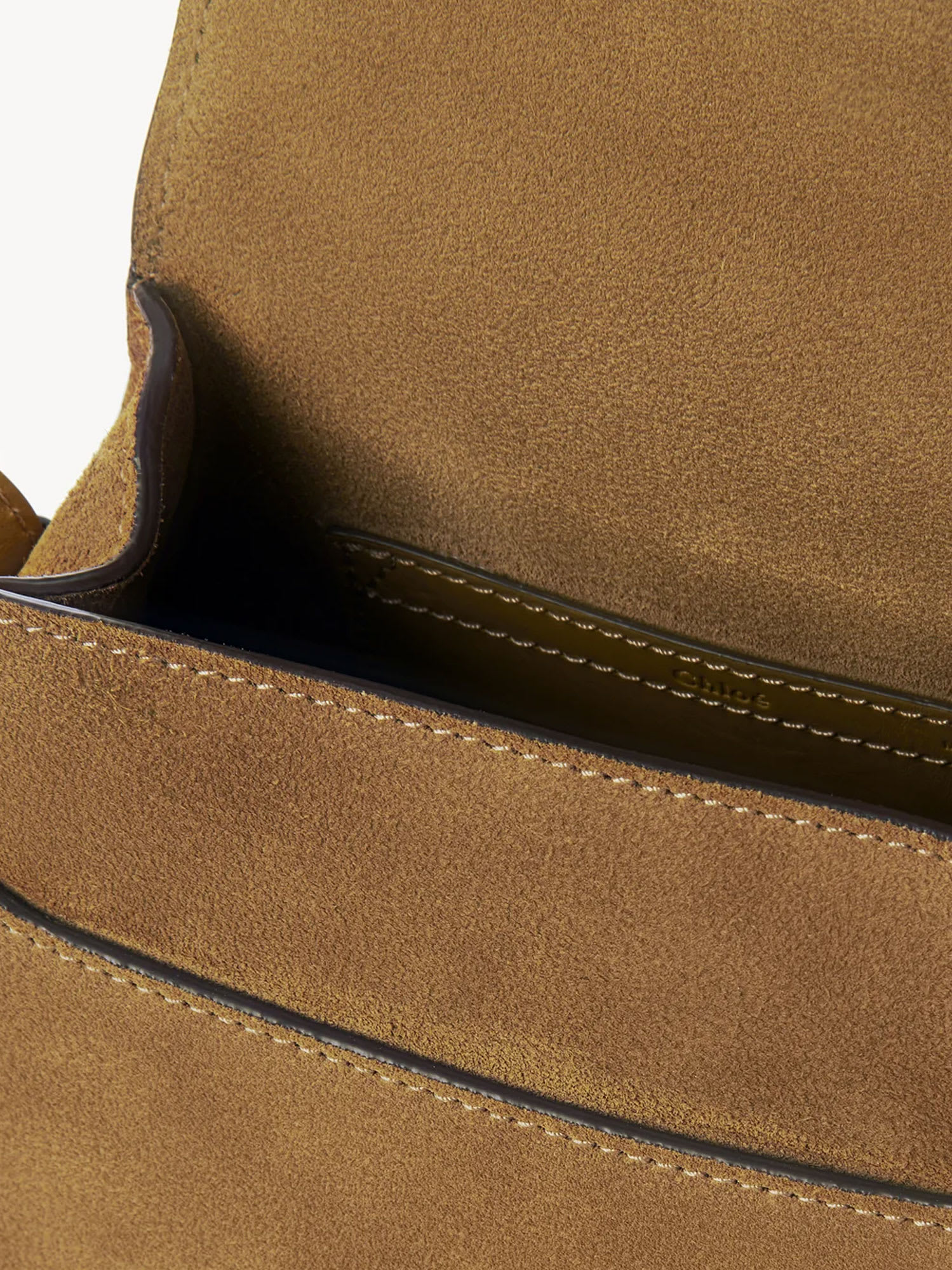 Chloé Marcie Small Leather Shoulder Bag In Brown