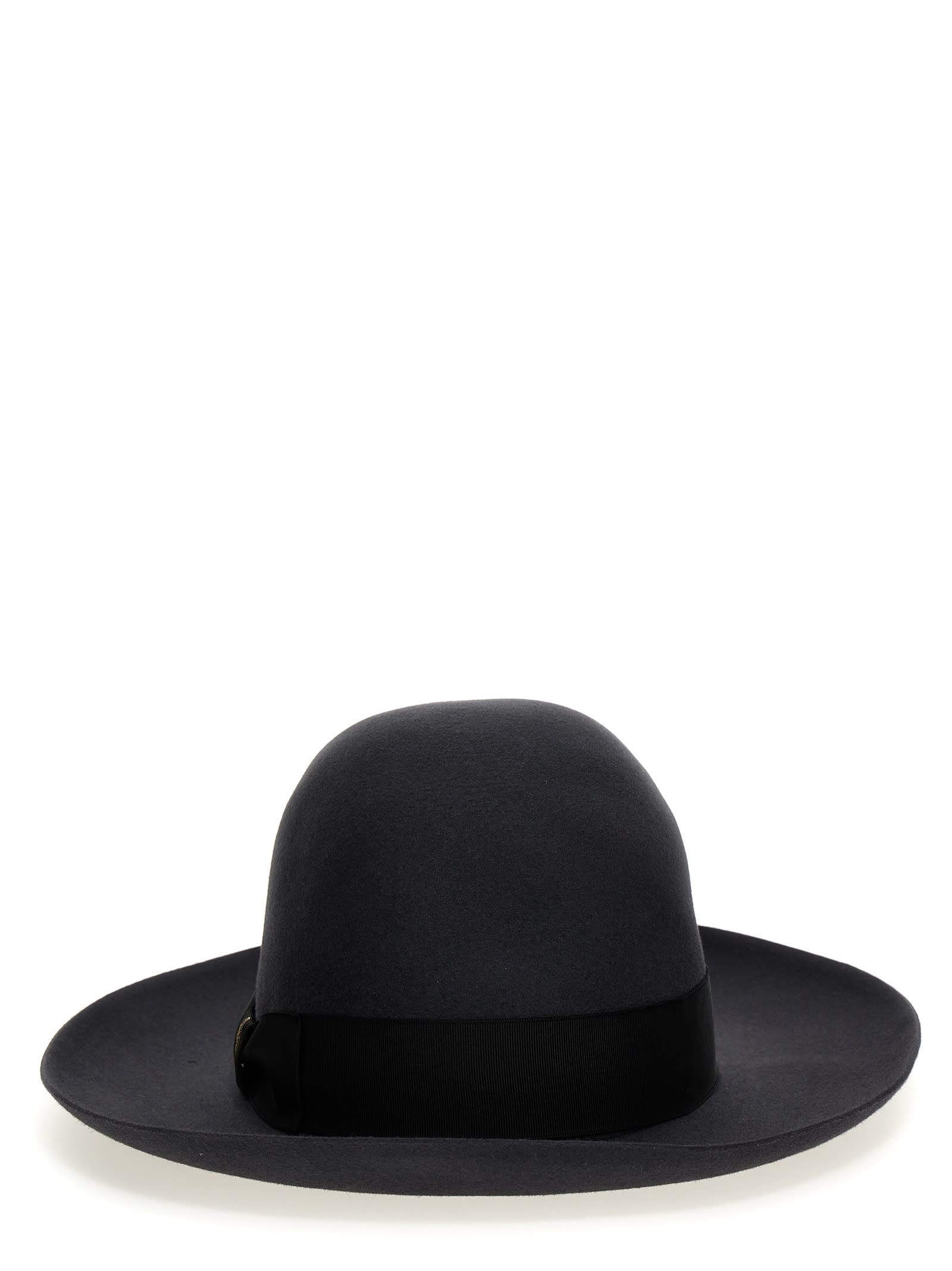 Shop Borsalino Alessandria Hat In Black