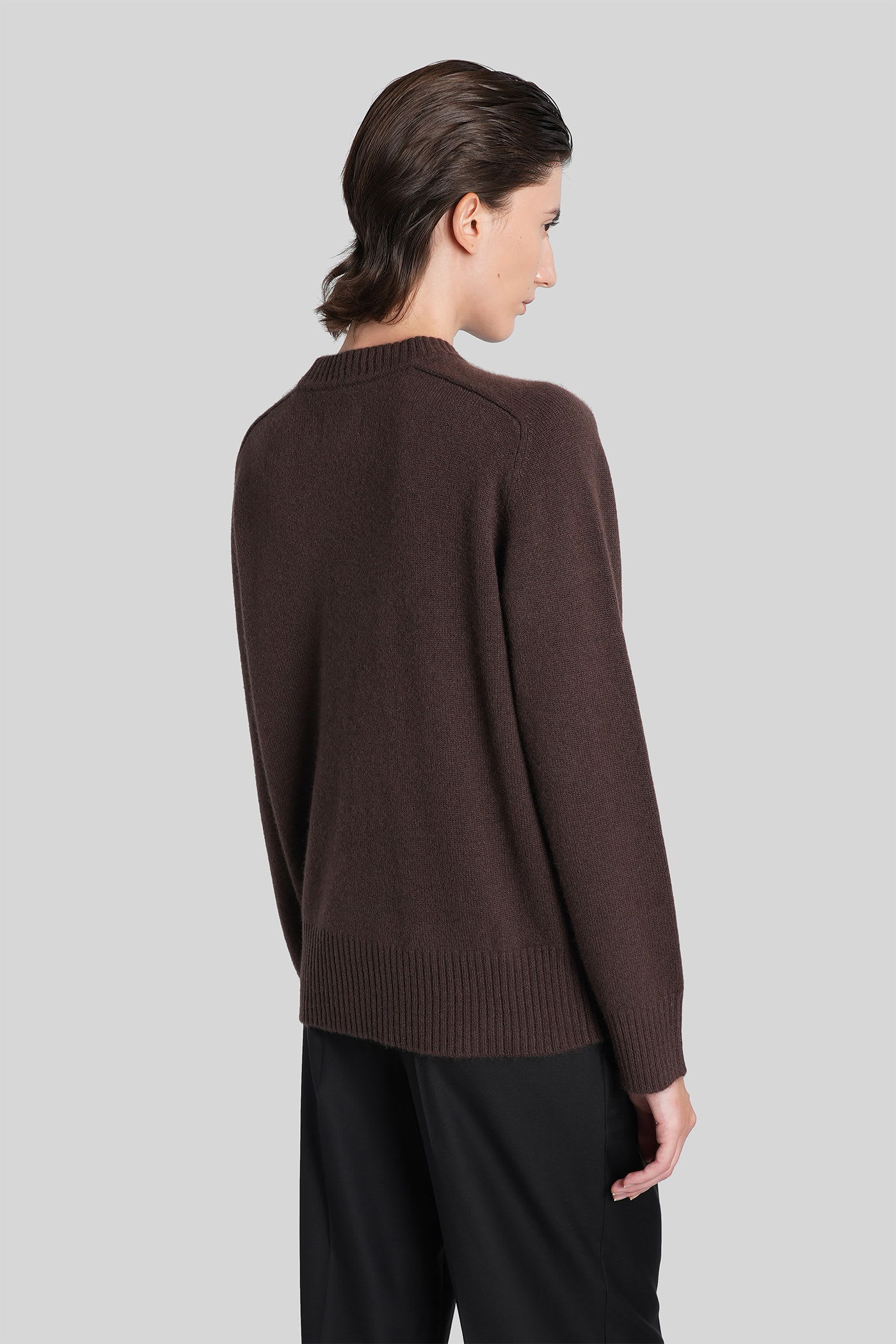 Loulou Studio Baltra Lds Knitwear In Brown Cashmere In Brown