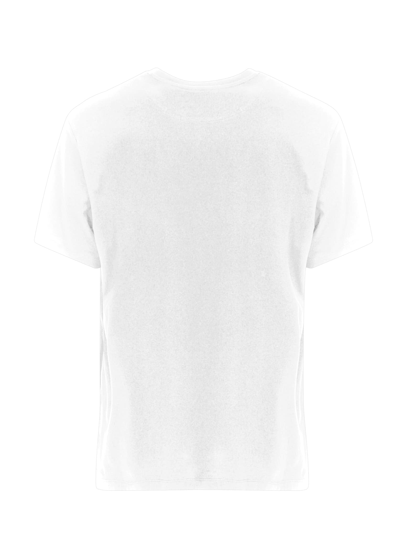 Just Cavalli Stylish Cotton T-shirt With Eye-catching Logo Print In White