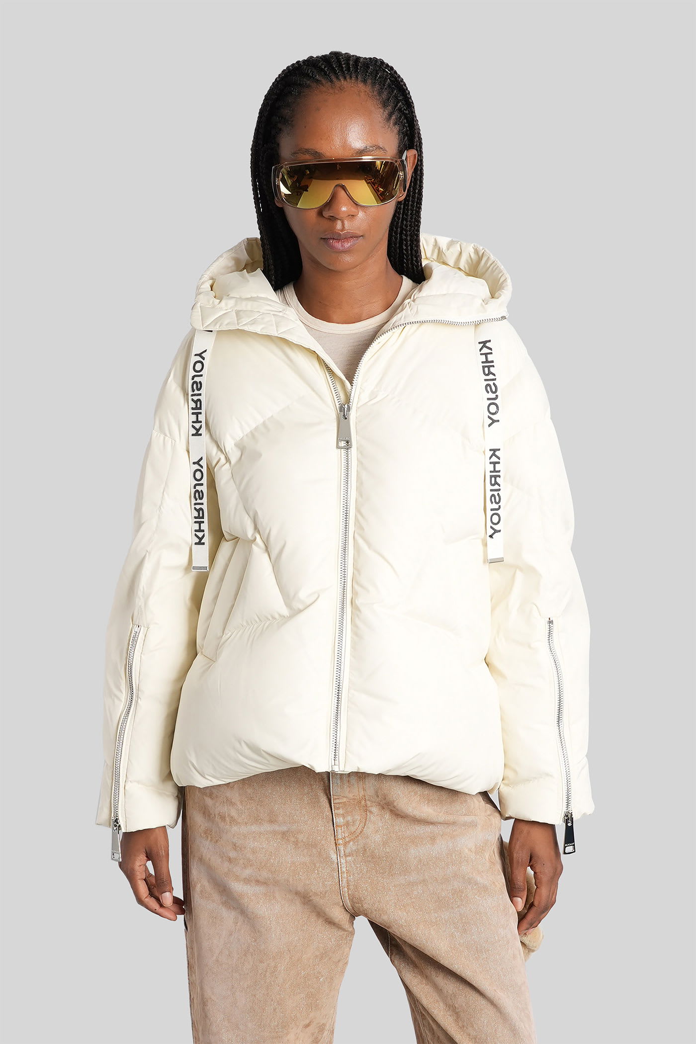 Khrisjoy Puffer In Beige Polyamide - Khrisjoy - Modalova
