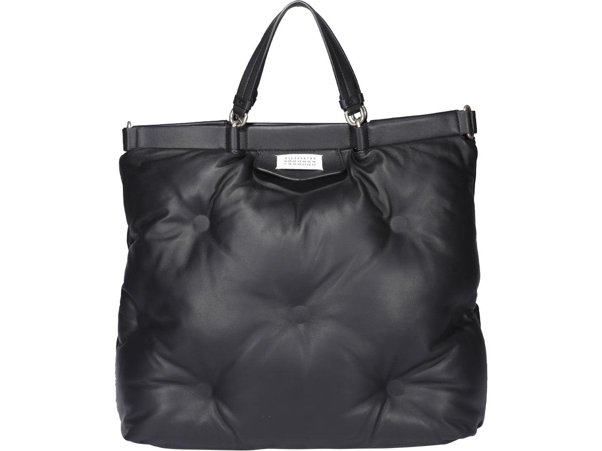 Maison Margiela Logo Patch Quilted Tote Bag