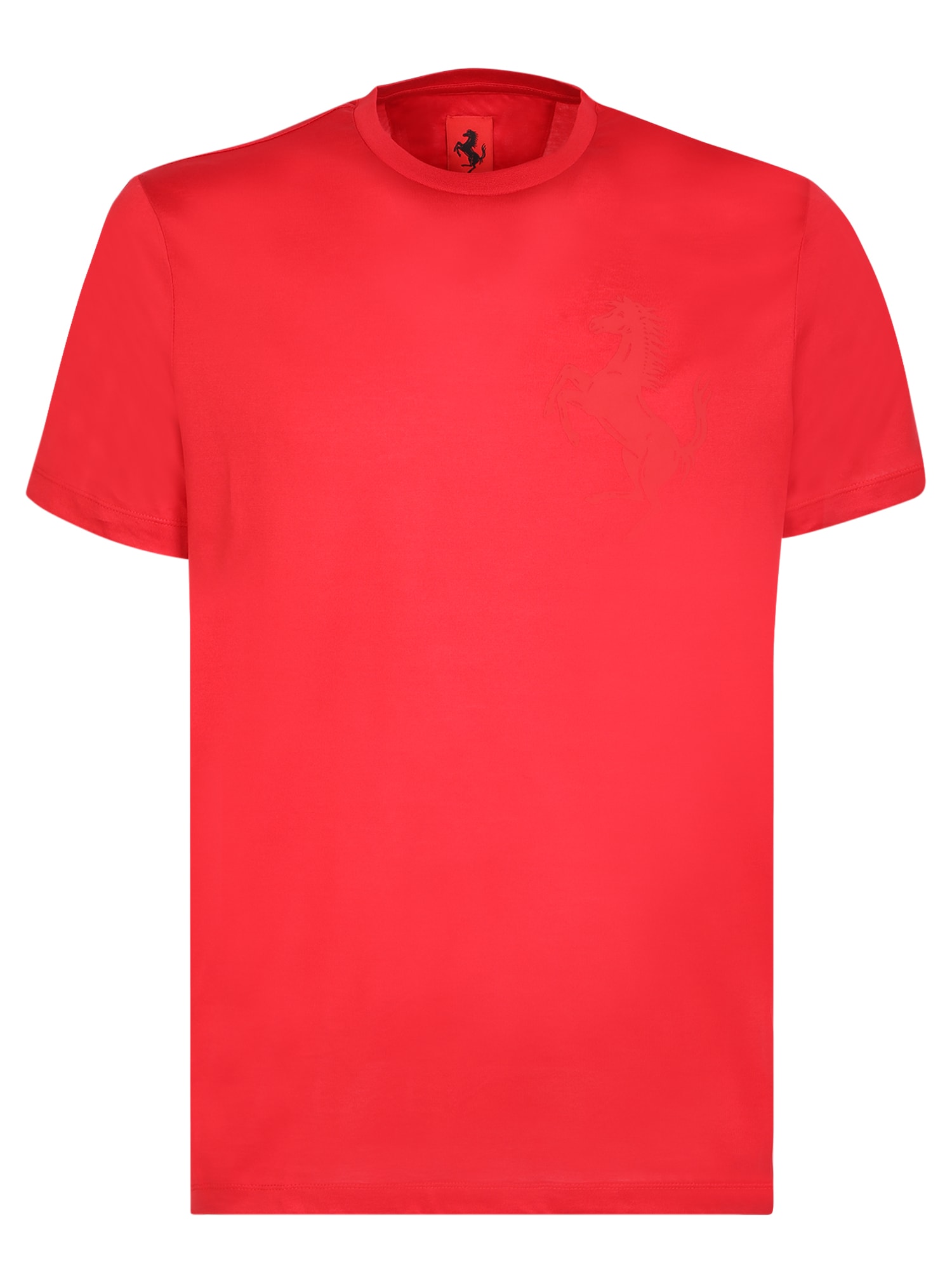 Ferrari Red Cotton T-shirt