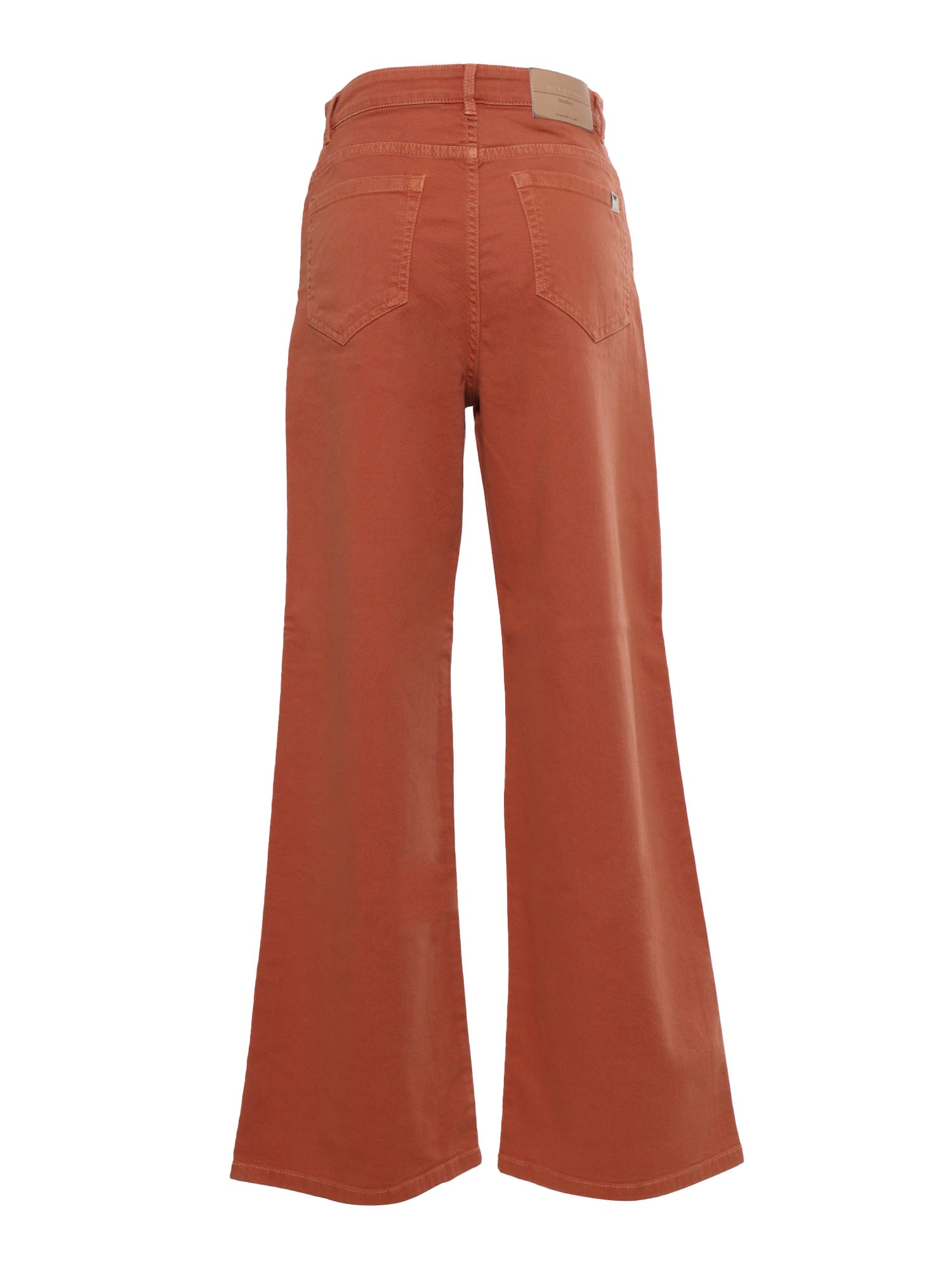 Shop Weekend Max Mara Red Flared Jeans