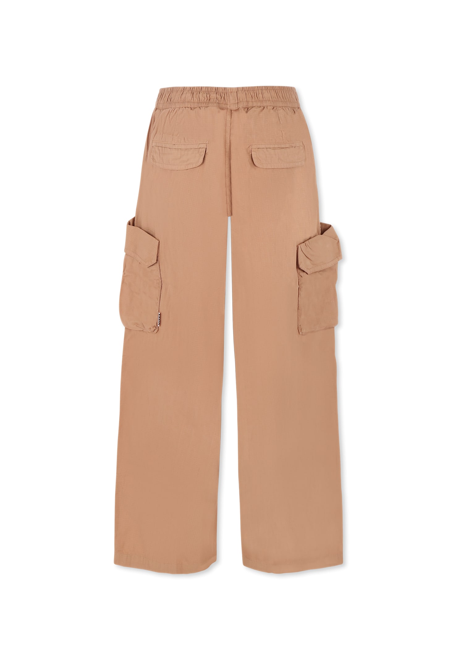 Molo Brown Trousers For Girl In Brown
