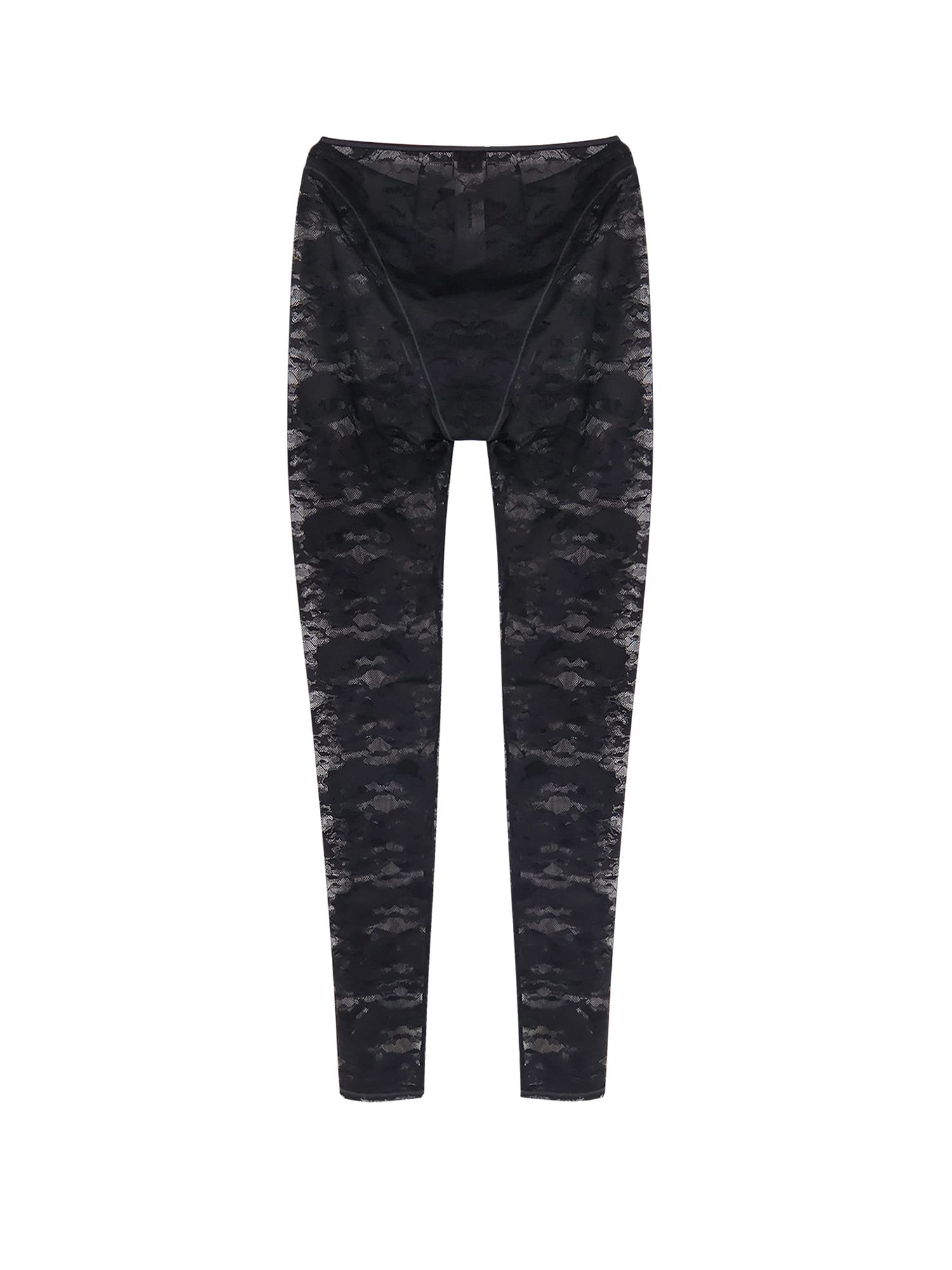 Diesel Claire-utlt Lace Leggings In Black