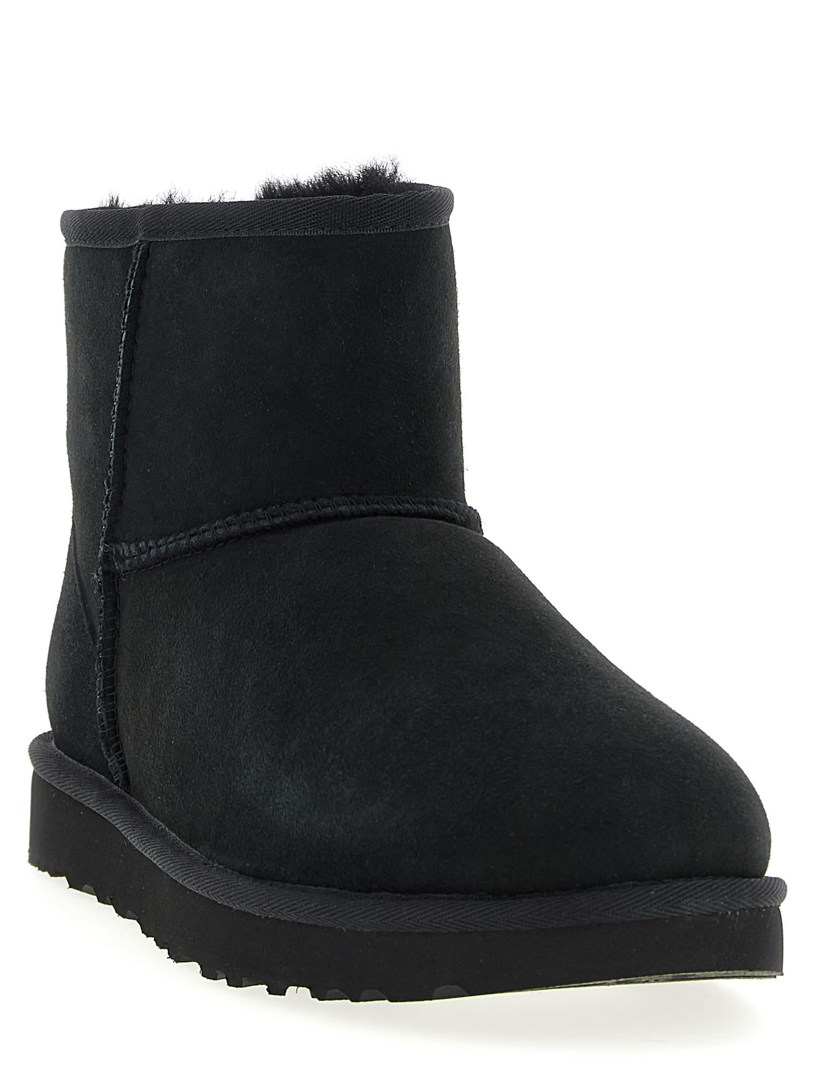 Ugg Classic Mini Ii Ankle Boots In Black