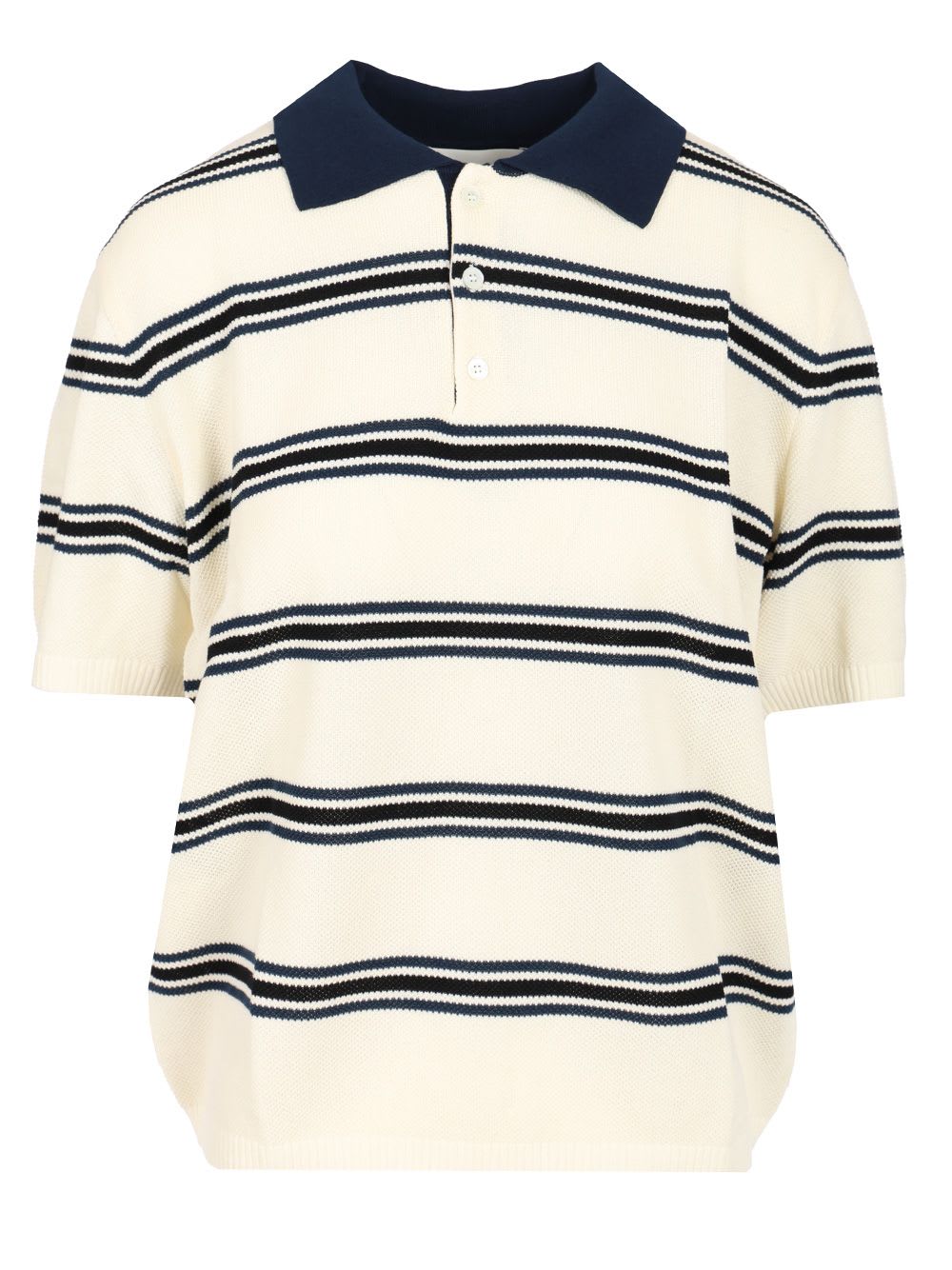 Knitted Jersey Polo Shirt