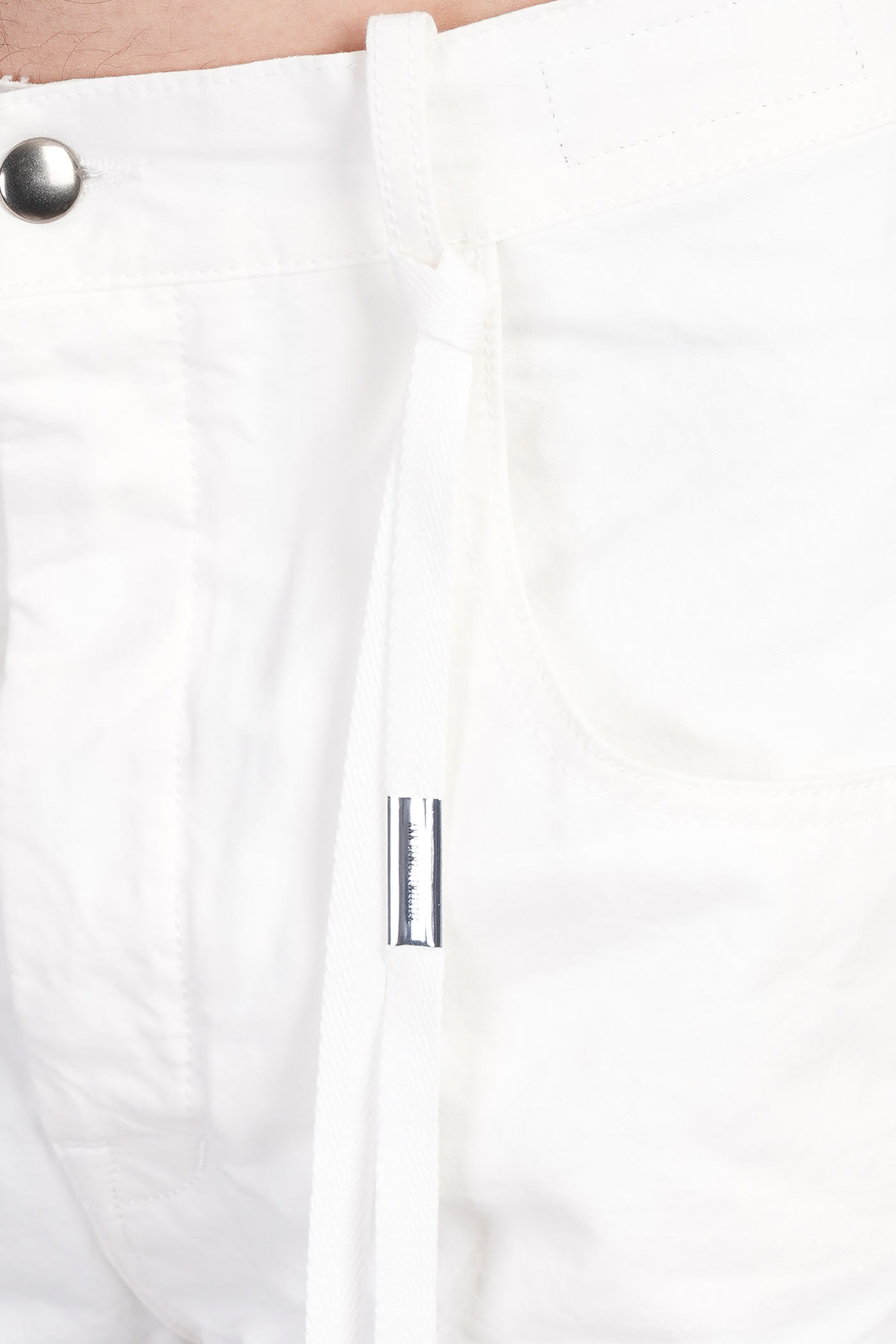 Ann Demeulemeester Ronald Pants In White Cotton In White