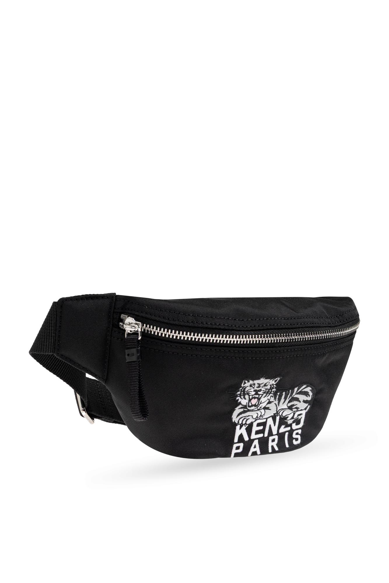 Kenzo Dog Waist Bag In Black