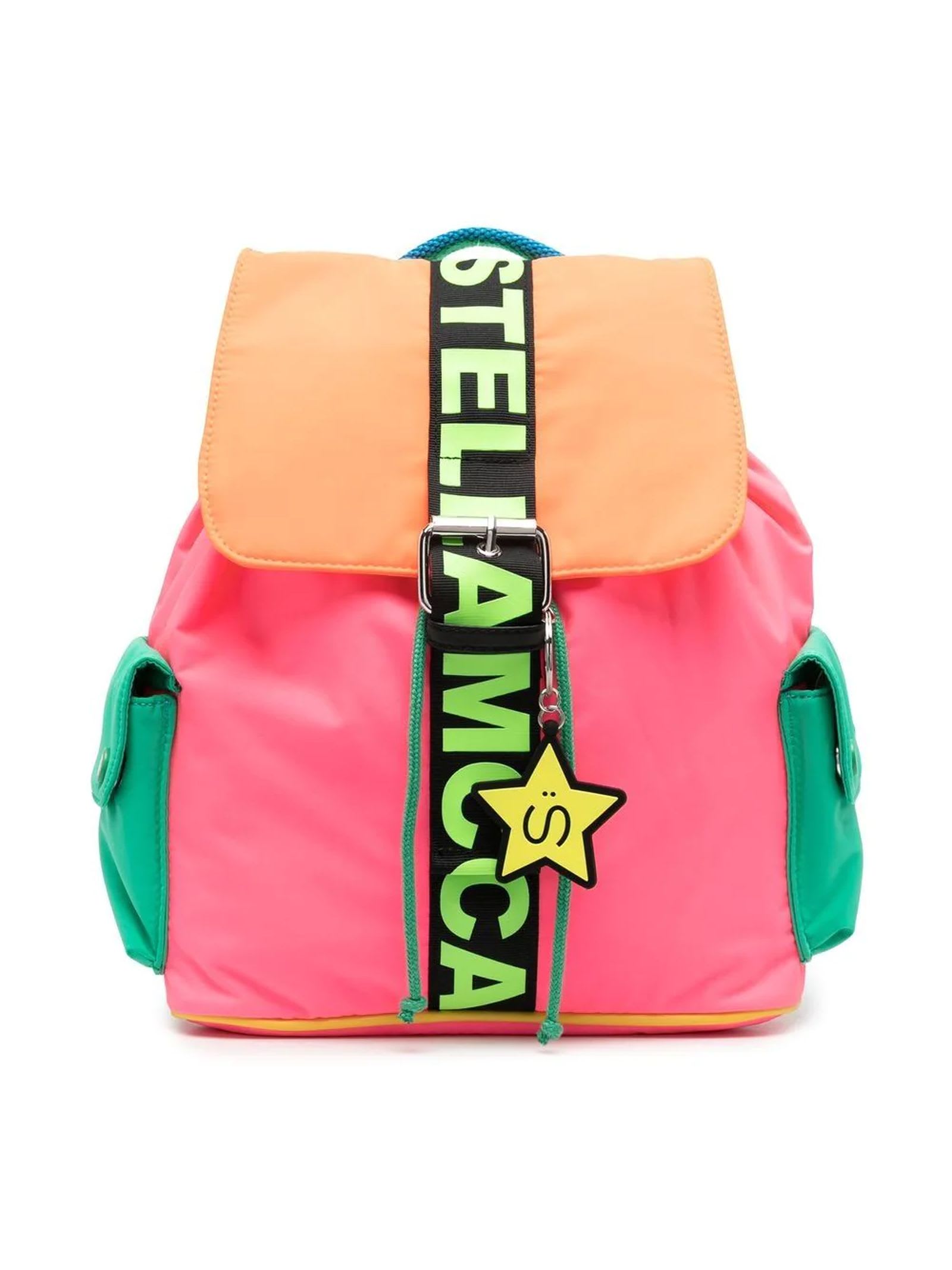 Stella McCartney Kids Multicolor Polyester Backpack