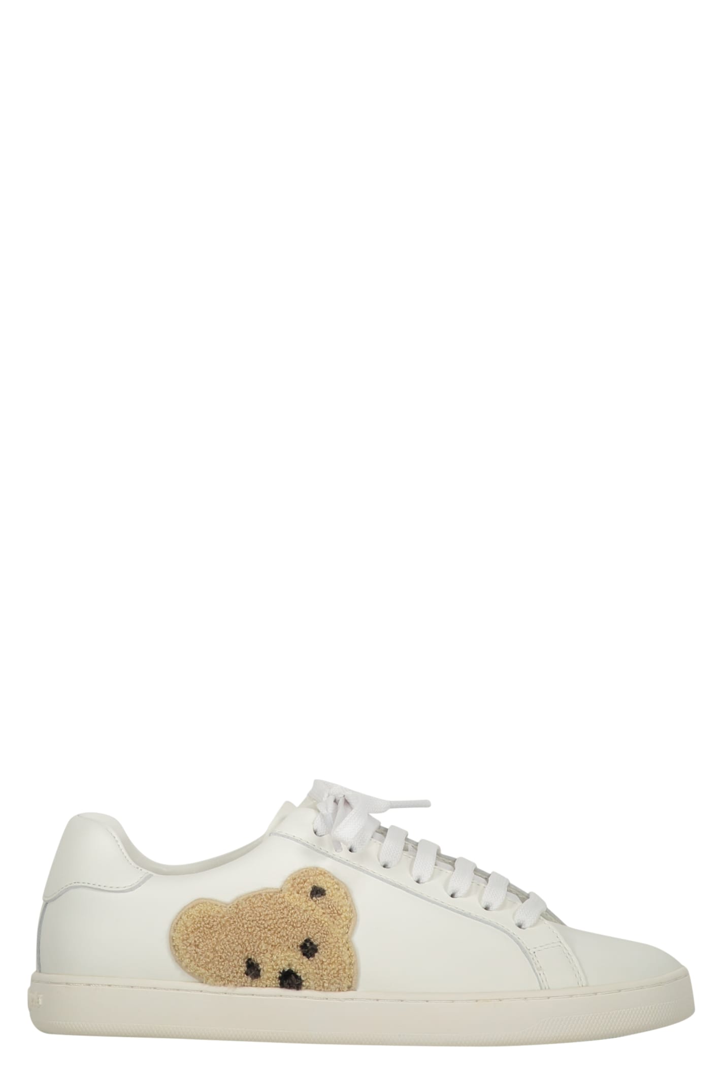 Palm Angels New Teddy Bear Leather Low-top Sneakers