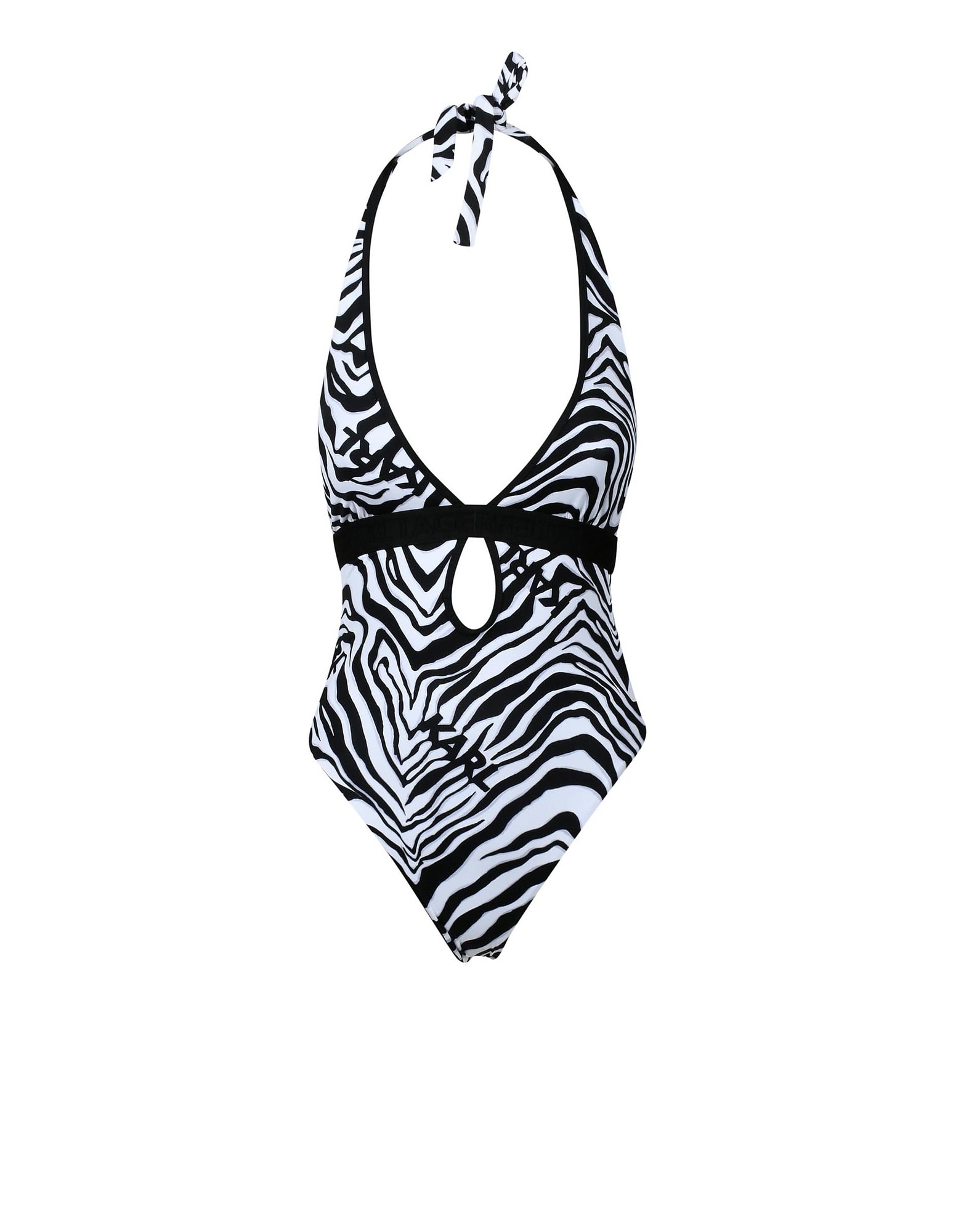Karl Lagerfeld Womens White / Black Swimsuit