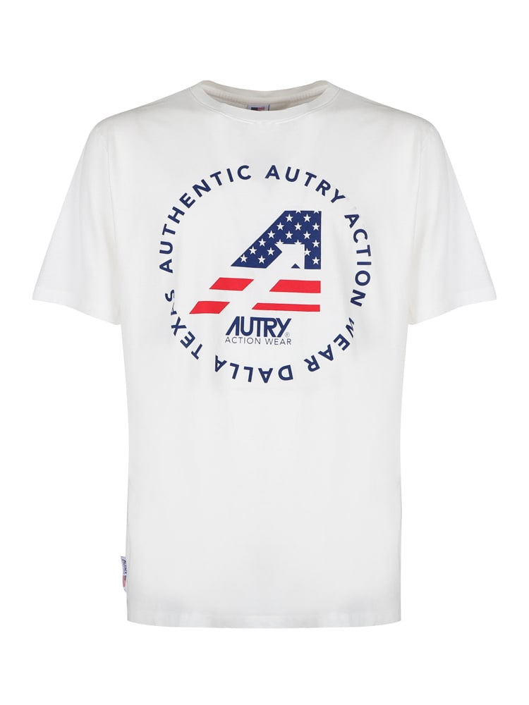 Autry Logo Print Cotton T-shirt